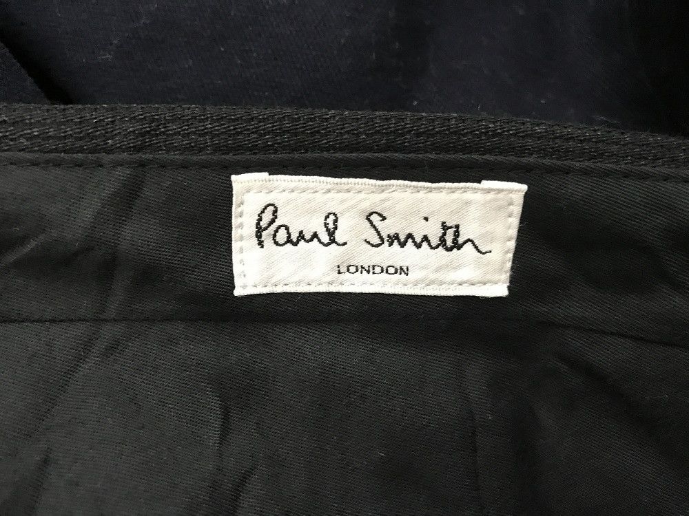 Paul Smith Paul Smith Made in Japan Striped Wool Black Trouser Pant Size US 30 / EU 46 - 12 Thumbnail