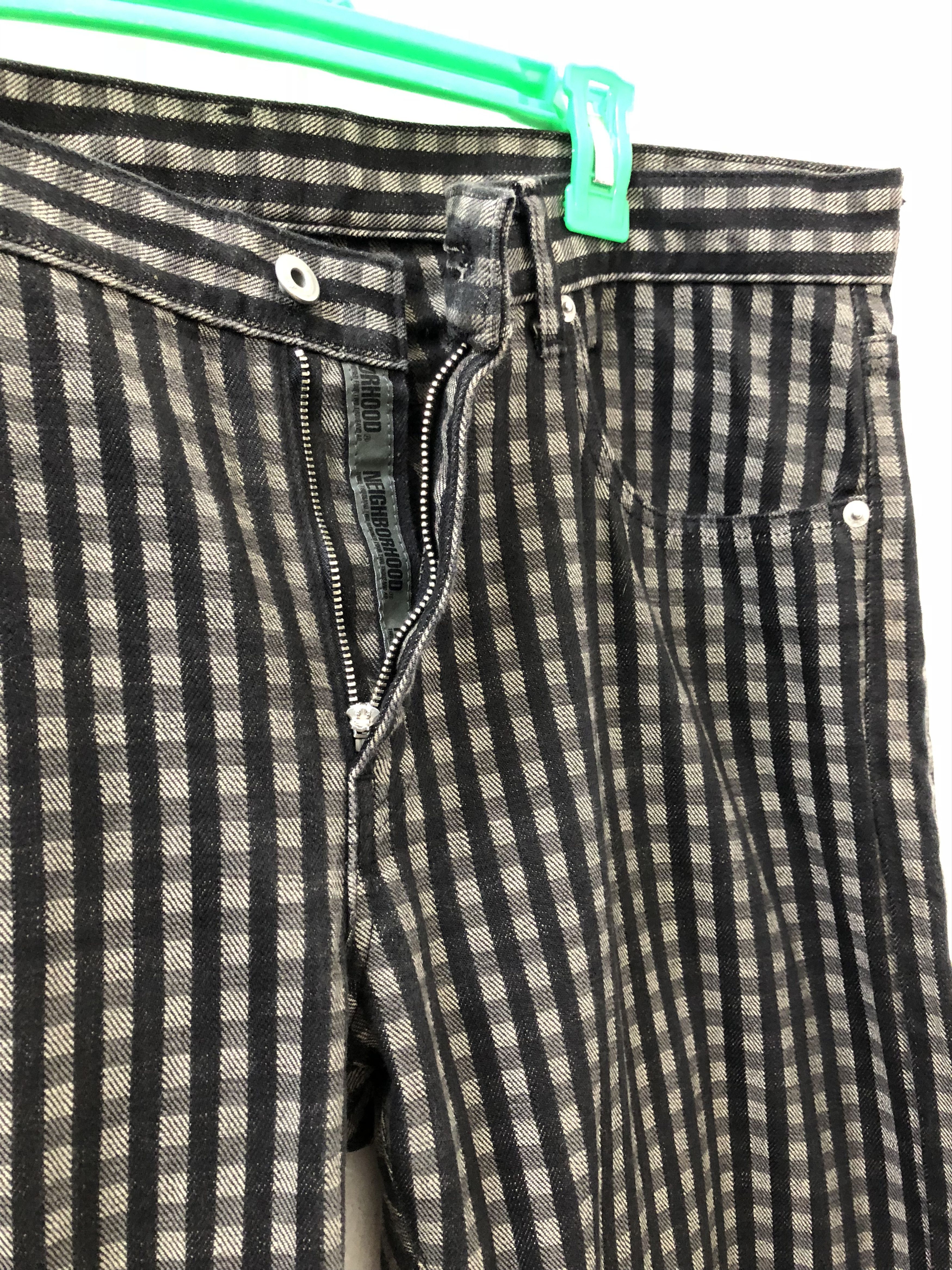 Neighborhood 2002 Neighborhood Japan Checks Narrow Denim Jeans Size US 36 / EU 52 - 9 Thumbnail