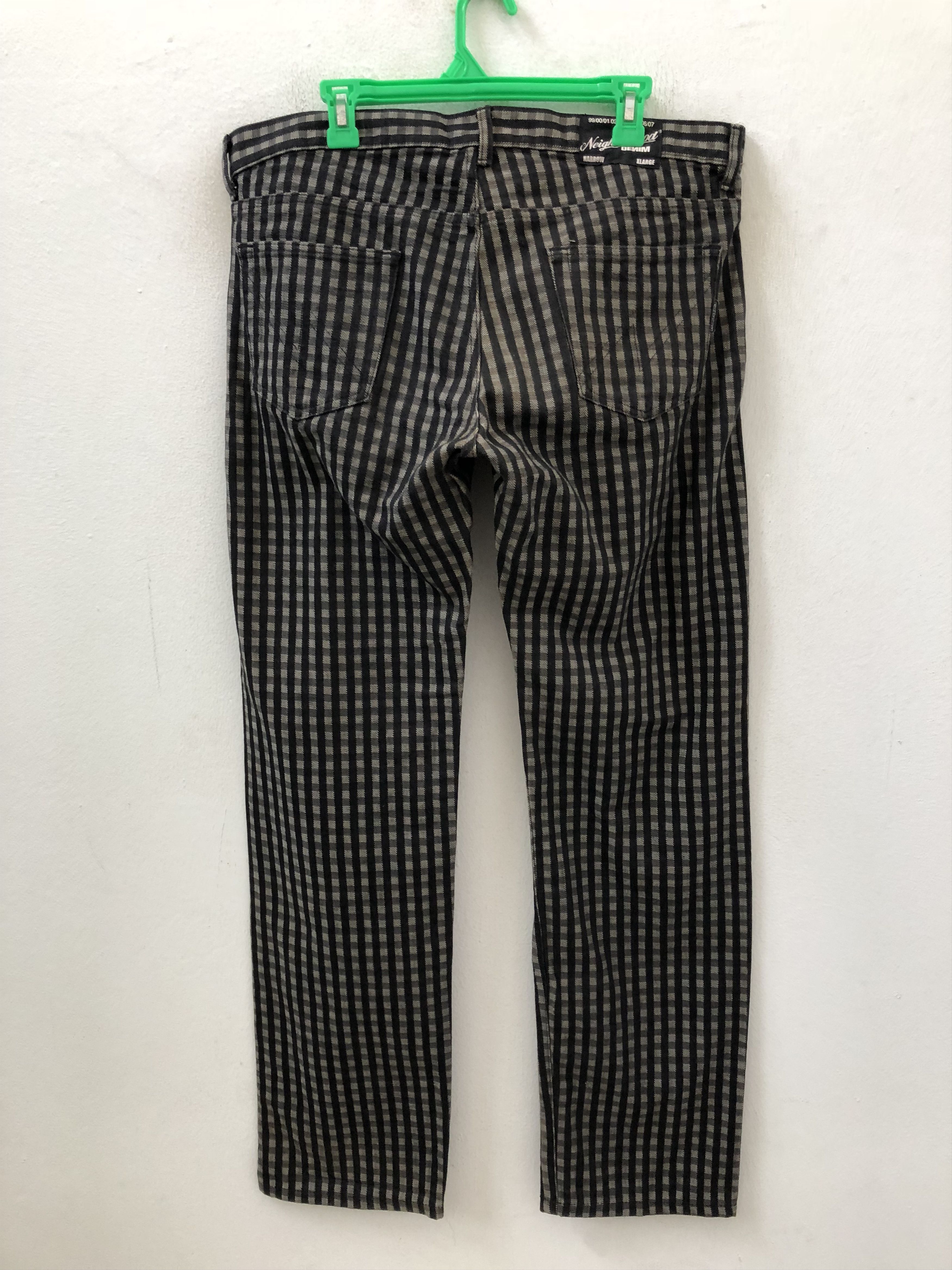 Neighborhood 2002 Neighborhood Japan Checks Narrow Denim Jeans Size US 36 / EU 52 - 10 Thumbnail