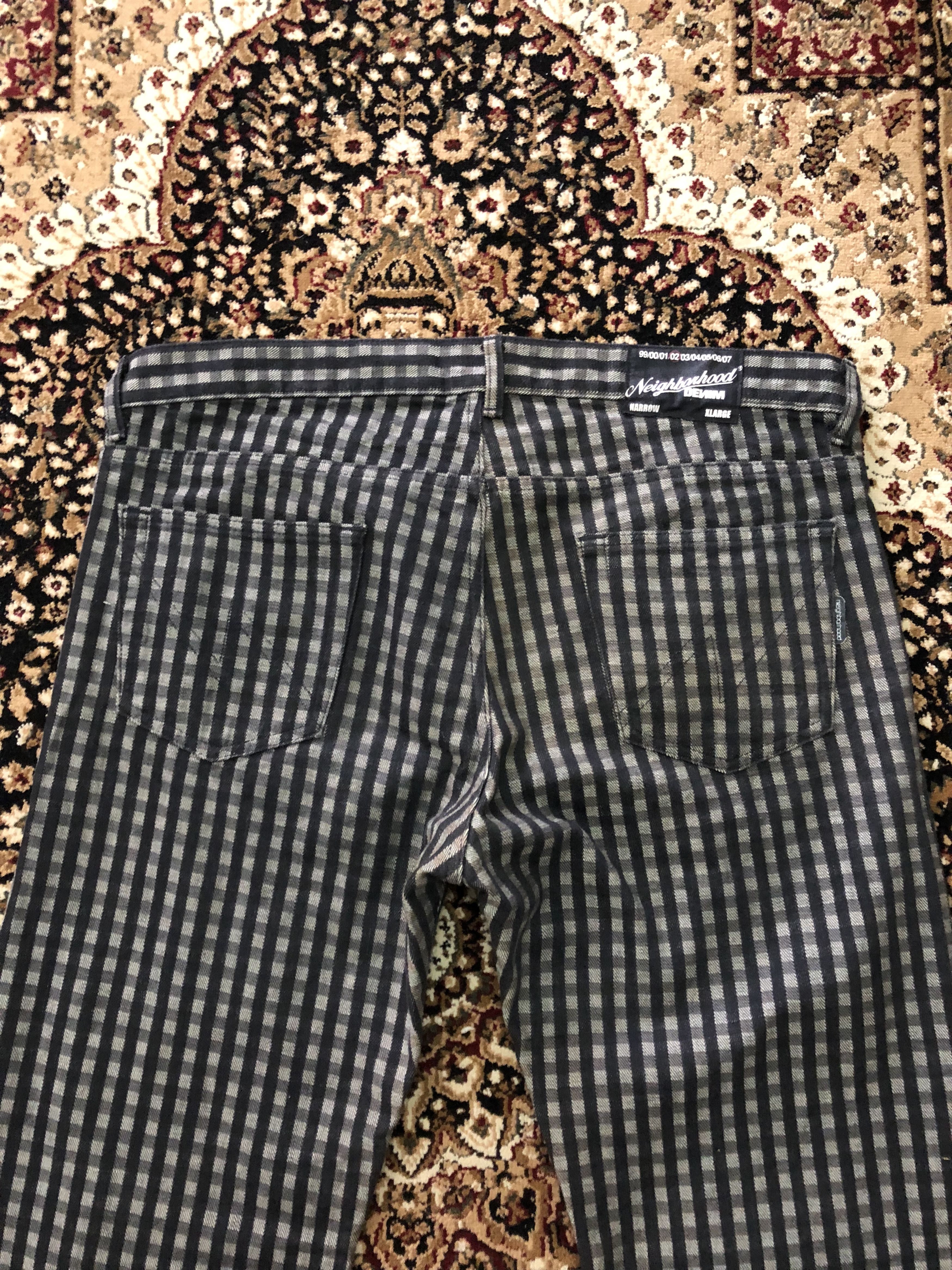 Neighborhood 2002 Neighborhood Japan Checks Narrow Denim Jeans Size US 36 / EU 52 - 4 Thumbnail