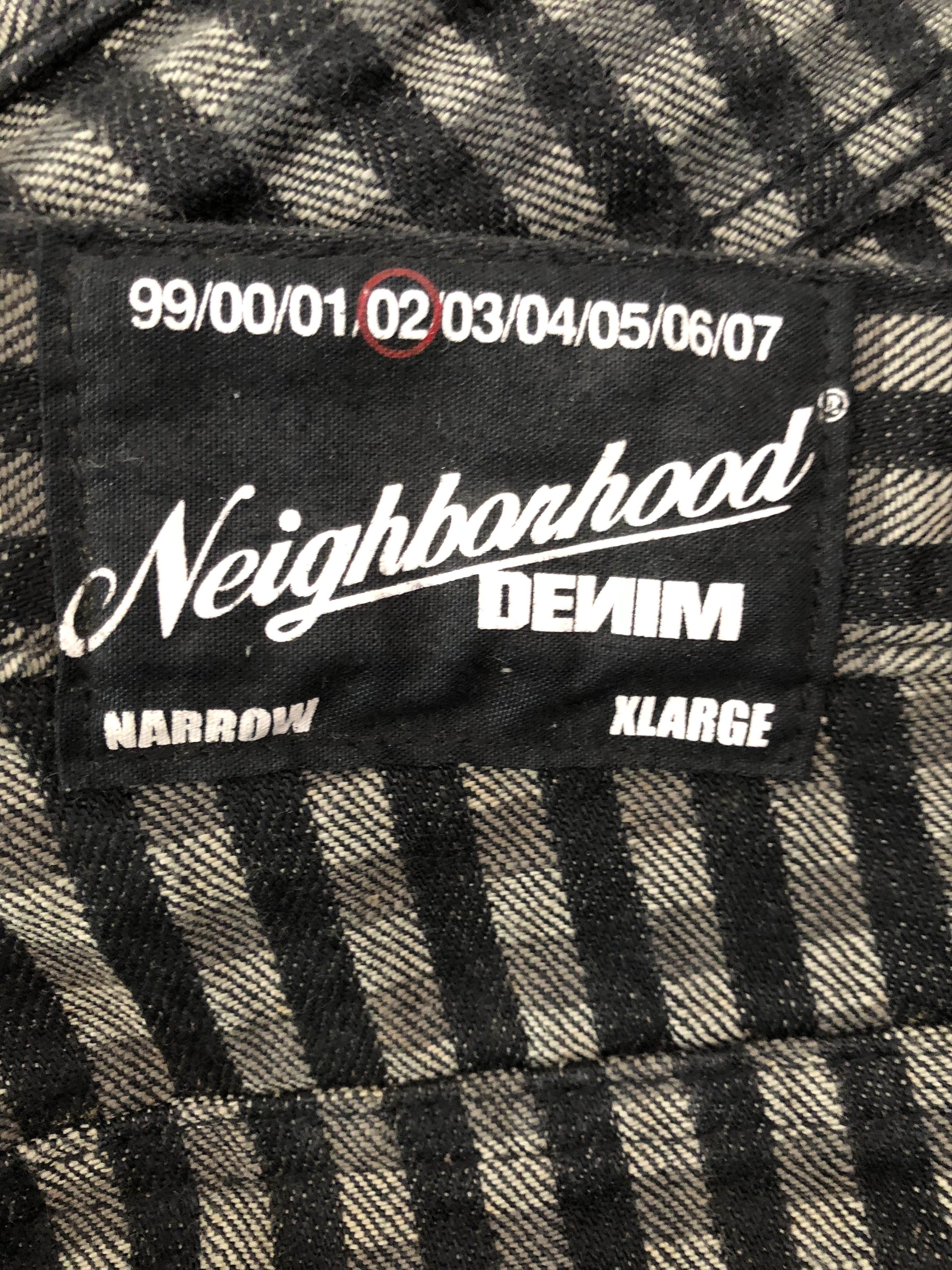 Neighborhood 2002 Neighborhood Japan Checks Narrow Denim Jeans Size US 36 / EU 52 - 15 Thumbnail