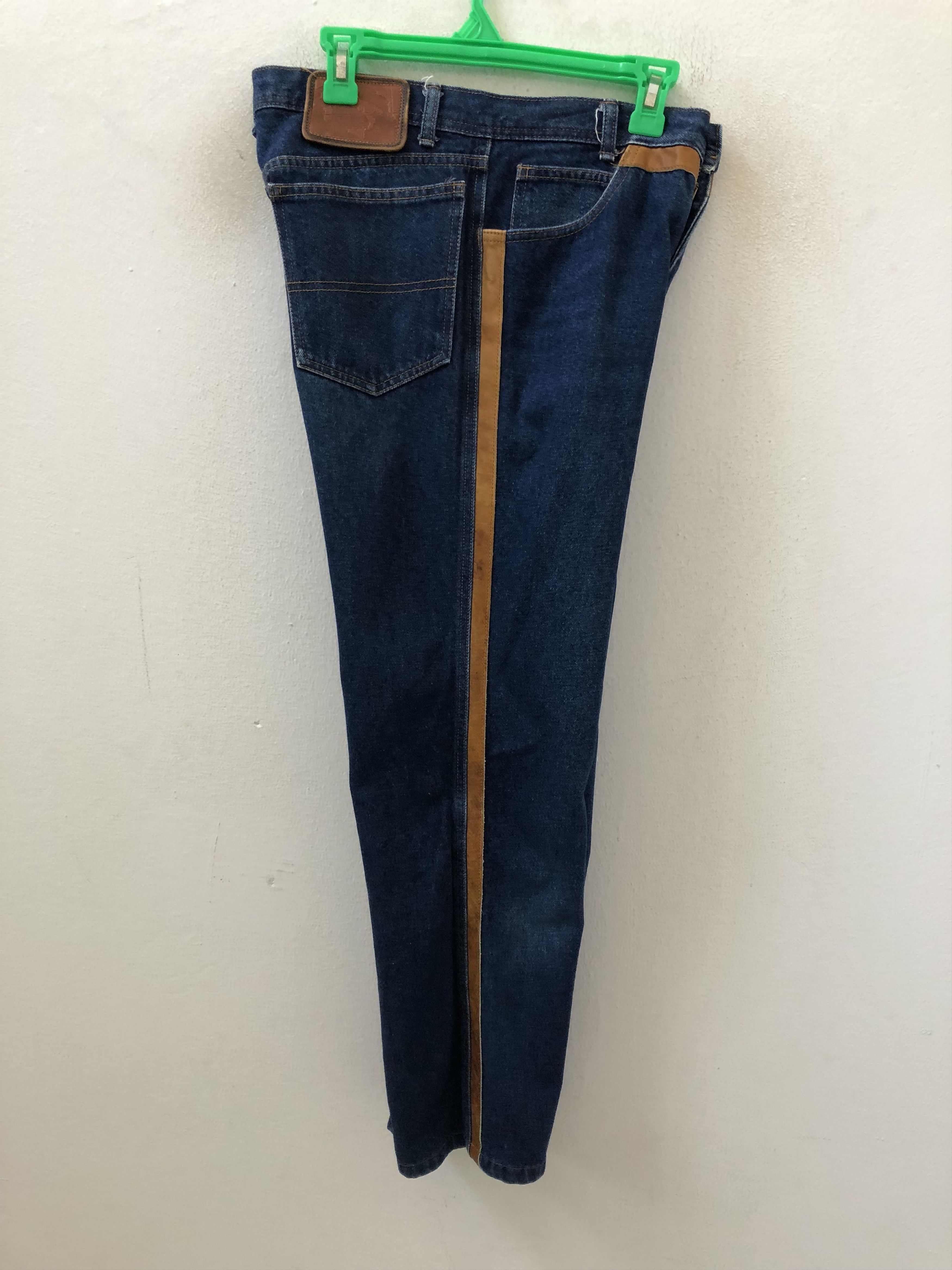 C.P. Company × Vintage Vintage C.P. Company BoneVille Navy Arctic Leather Strap Size US 30 / EU 46 - 13 Thumbnail