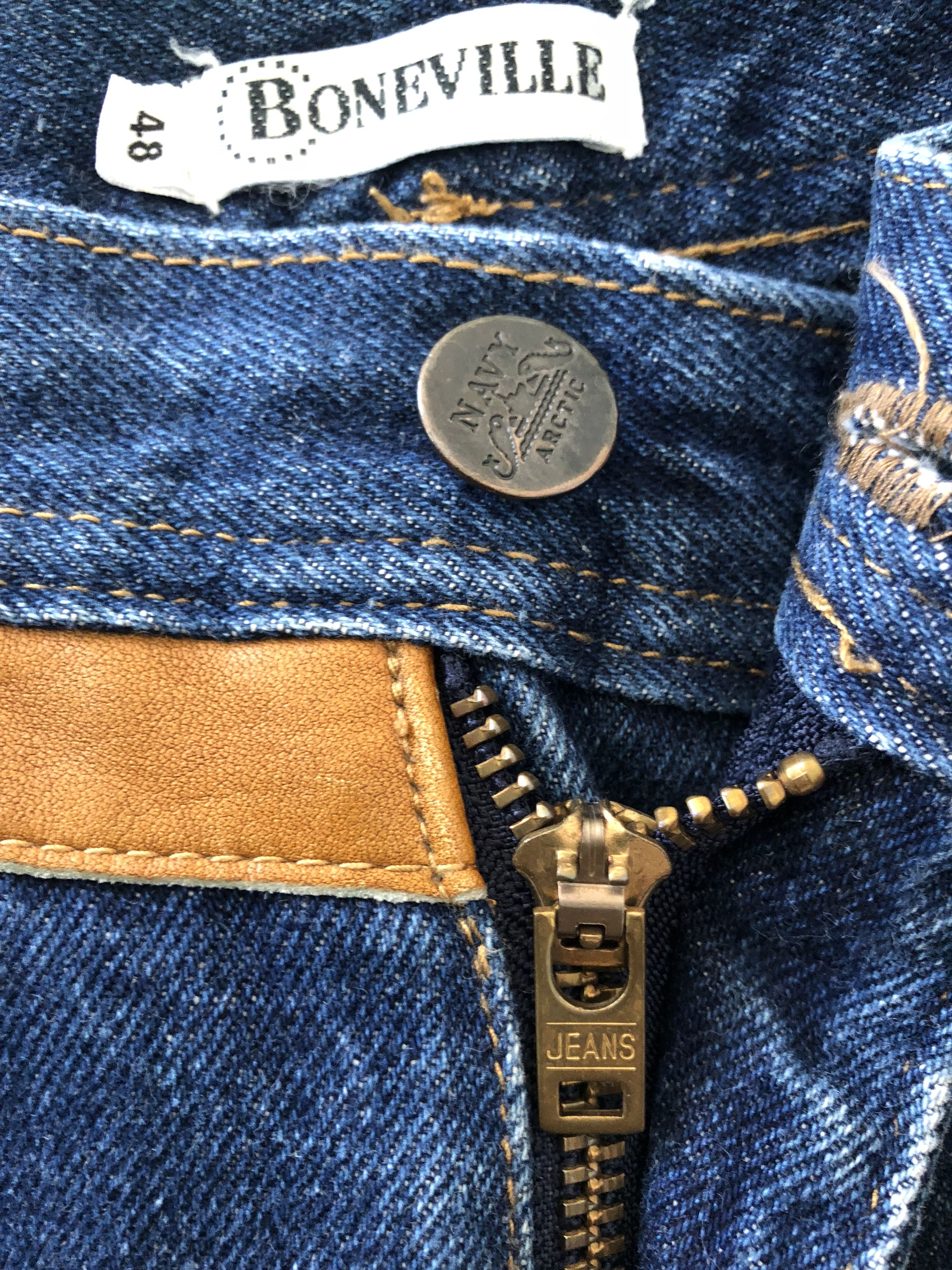 C.P. Company × Vintage Vintage C.P. Company BoneVille Navy Arctic Leather Strap Size US 30 / EU 46 - 6 Thumbnail