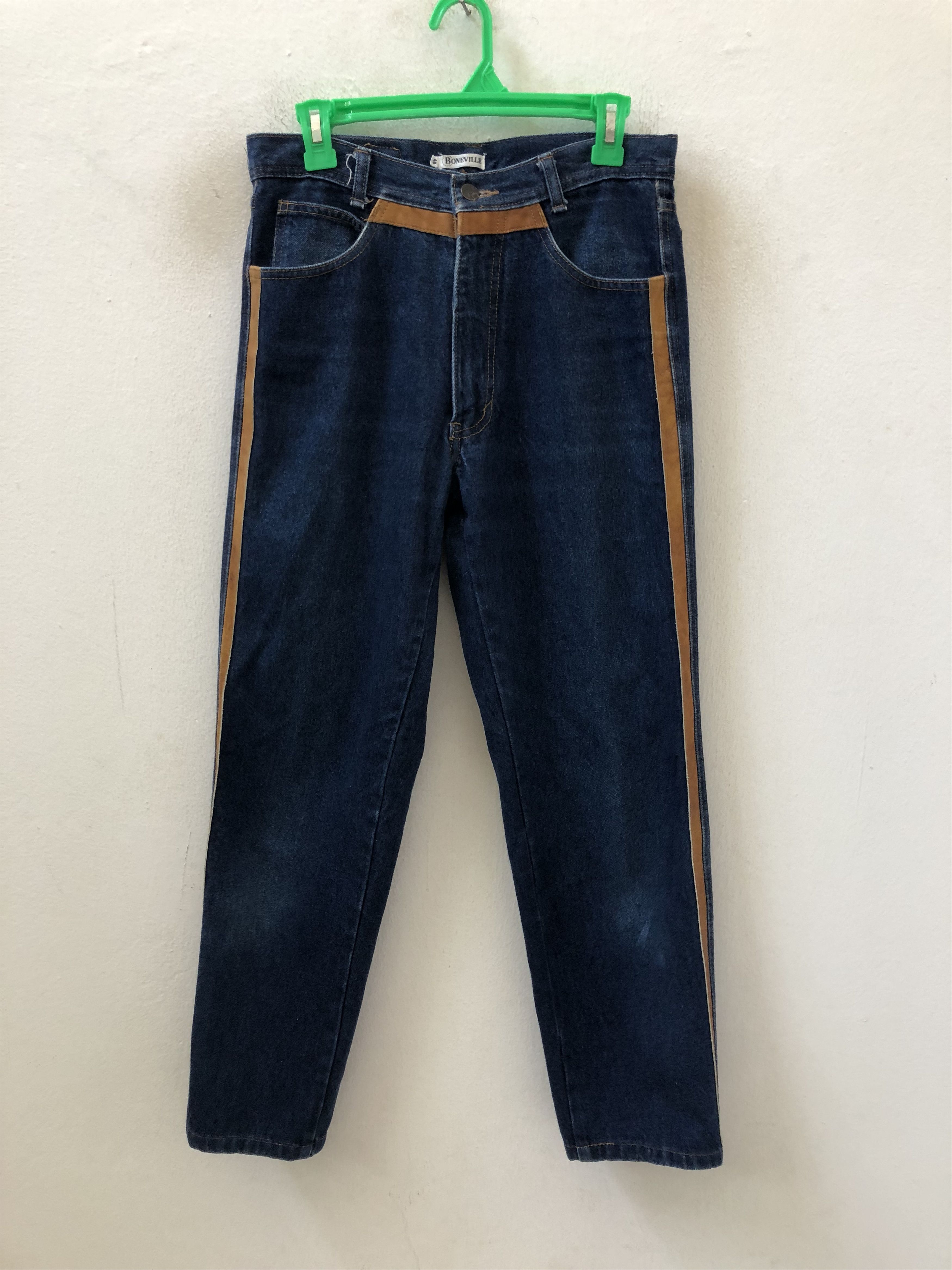 C.P. Company × Vintage Vintage C.P. Company BoneVille Navy Arctic Leather Strap Size US 30 / EU 46 - 1 Thumbnail