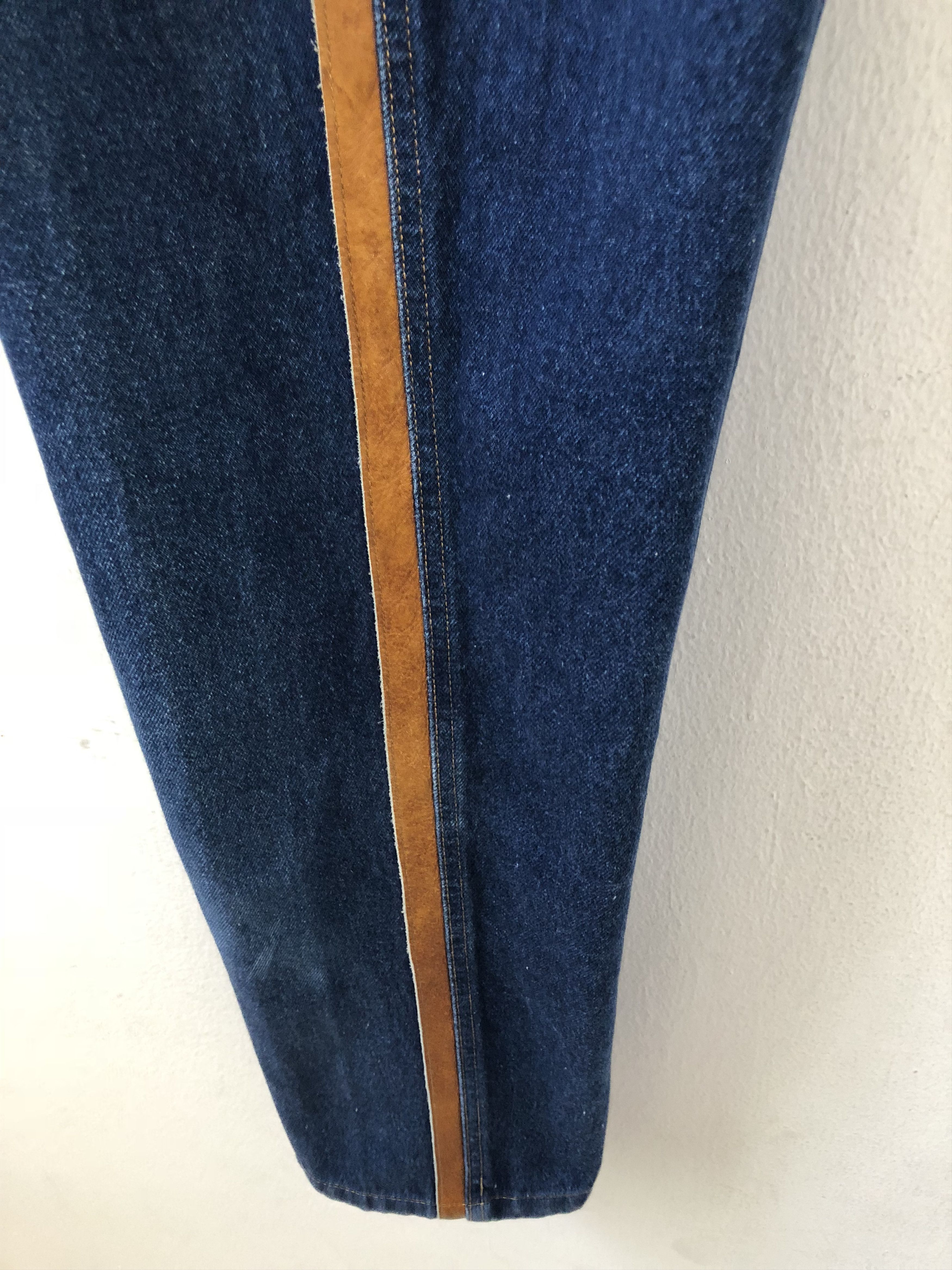 C.P. Company × Vintage Vintage C.P. Company BoneVille Navy Arctic Leather Strap Size US 30 / EU 46 - 12 Thumbnail