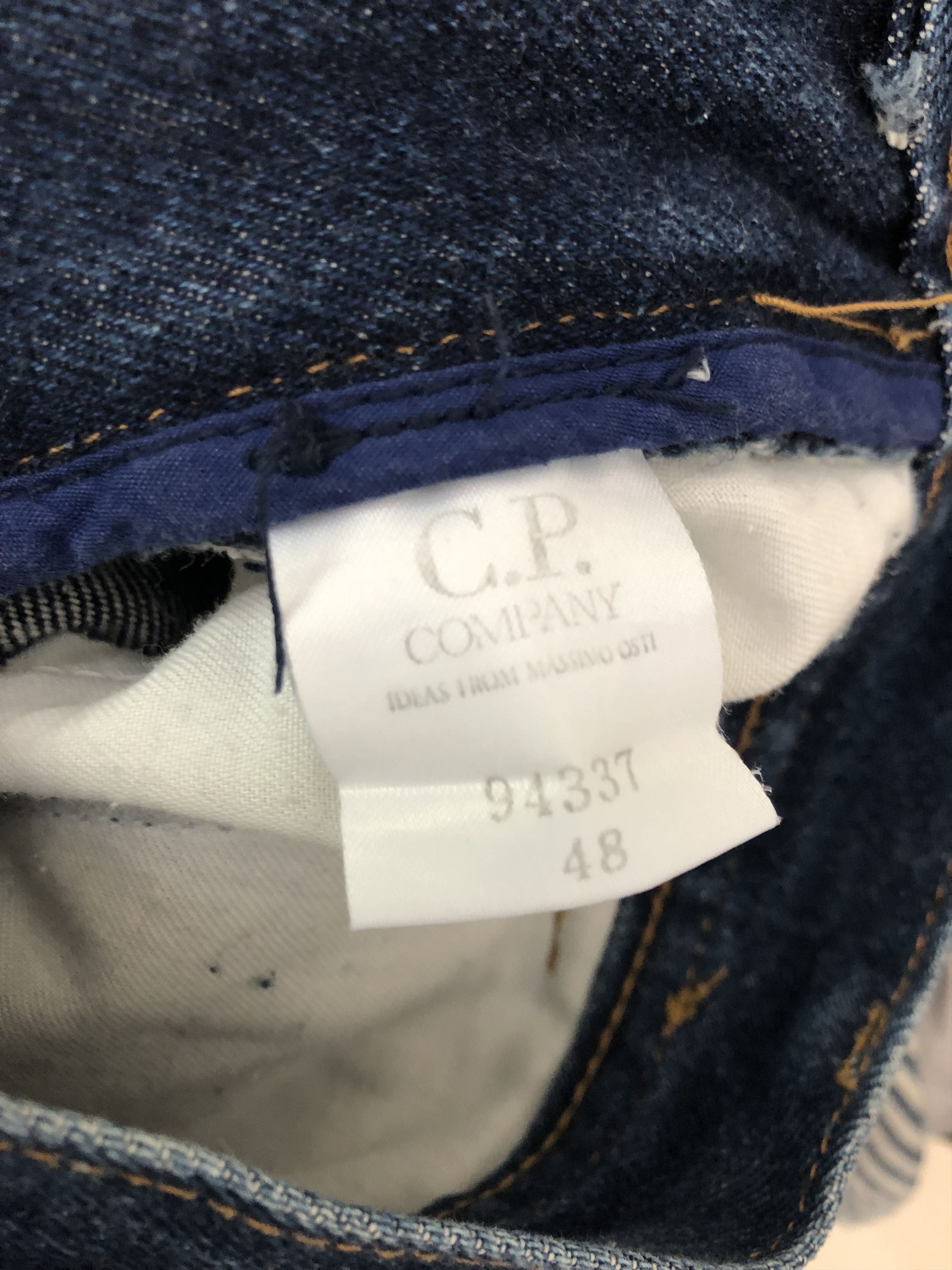 C.P. Company × Vintage Vintage C.P. Company BoneVille Navy Arctic Leather Strap Size US 30 / EU 46 - 16 Thumbnail