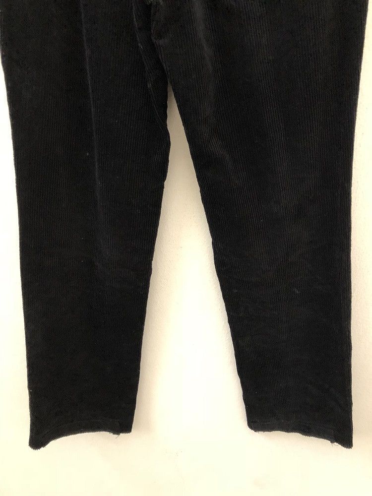 Paul Smith Paul Smith Made in Japan Black Striped Corduroy Trouser Size US 29 - 9 Thumbnail