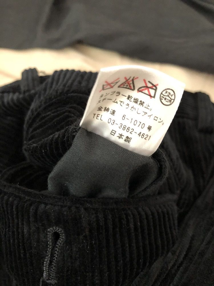 Paul Smith Paul Smith Made in Japan Black Striped Corduroy Trouser Size US 29 - 14 Thumbnail