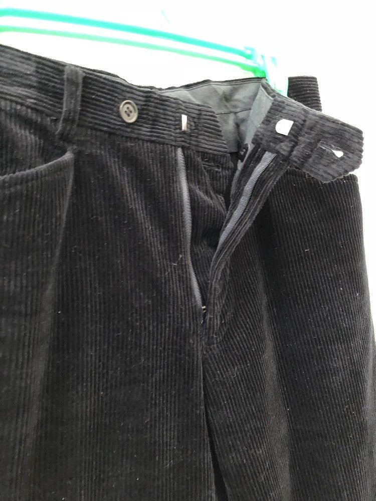 Paul Smith Paul Smith Made in Japan Black Striped Corduroy Trouser Size US 29 - 5 Thumbnail