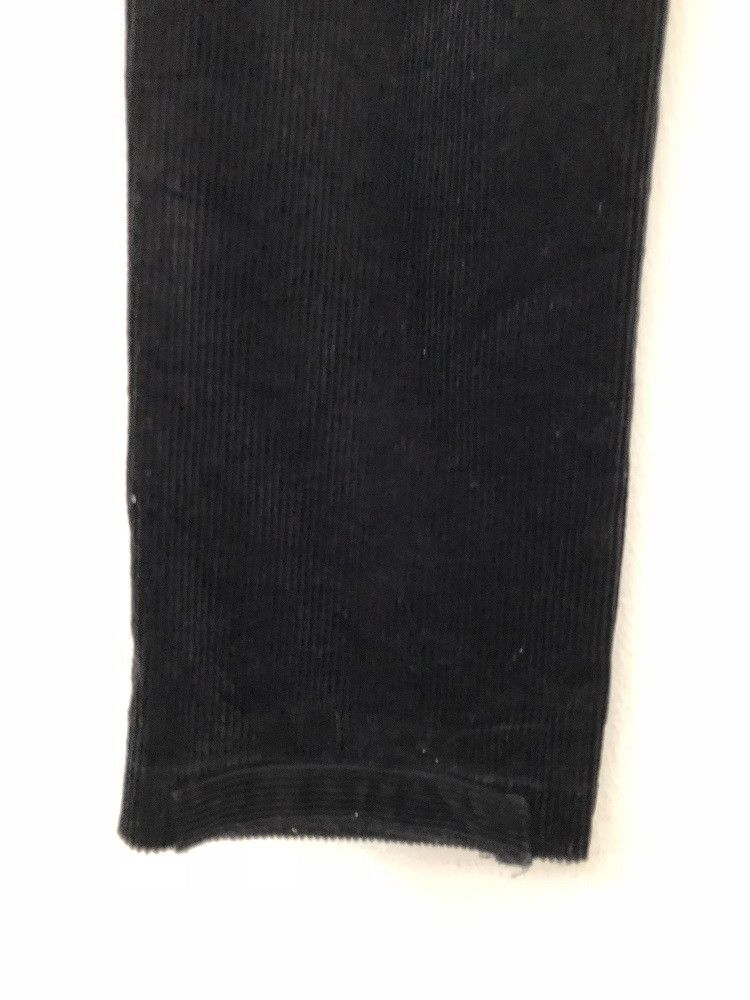 Paul Smith Paul Smith Made in Japan Black Striped Corduroy Trouser Size US 29 - 11 Thumbnail