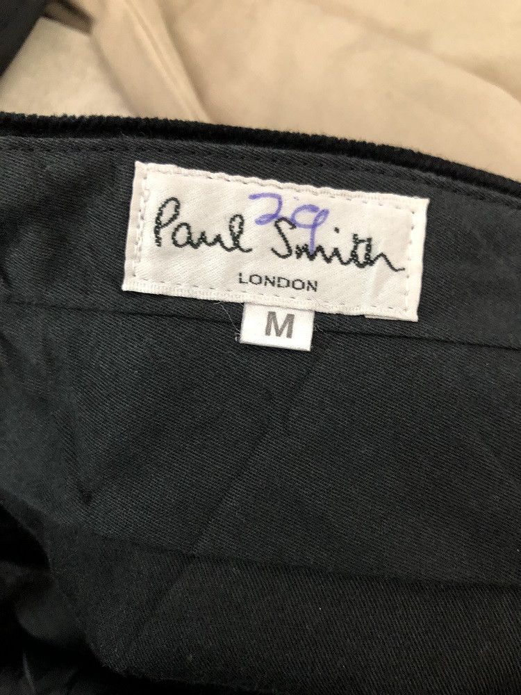 Paul Smith Paul Smith Made in Japan Black Striped Corduroy Trouser Size US 29 - 12 Thumbnail