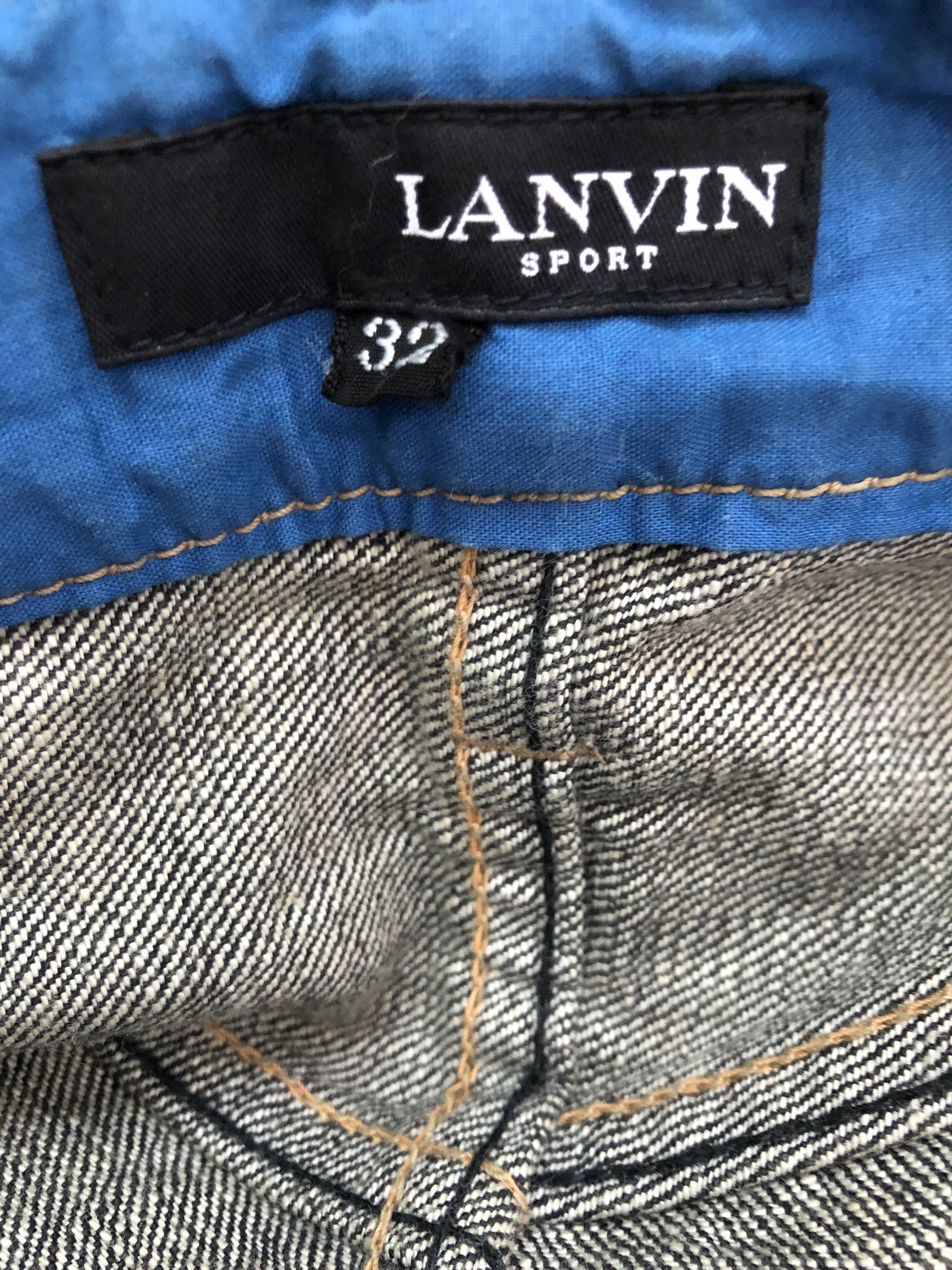 Lanvin Six Pockets Lavin Sport Denim Jeans Size US 32 / EU 48 - 11 Thumbnail