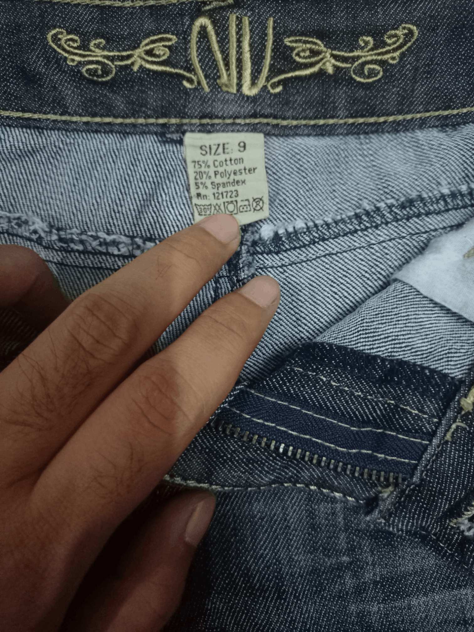 Japanese Brand × Seditionaries SALES🔥Vintage Japanese Brand Embroidered Stud Jeans Size US 30 / EU 46 - 3 Thumbnail