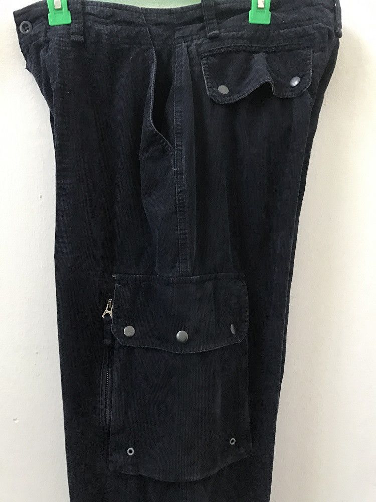 Polo Ralph Lauren Polo Ralph Lauren Corduroy Striped Baggy Multi Pocket Cargo Size US 31 - 11 Thumbnail