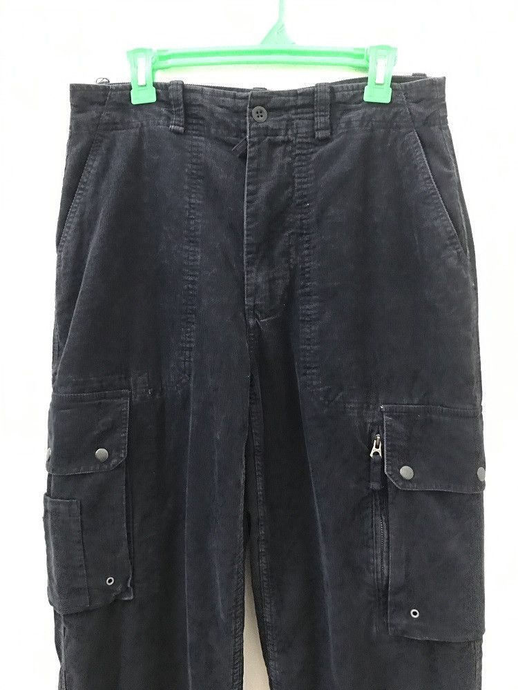Polo Ralph Lauren Polo Ralph Lauren Corduroy Striped Baggy Multi Pocket Cargo Size US 31 - 3 Thumbnail