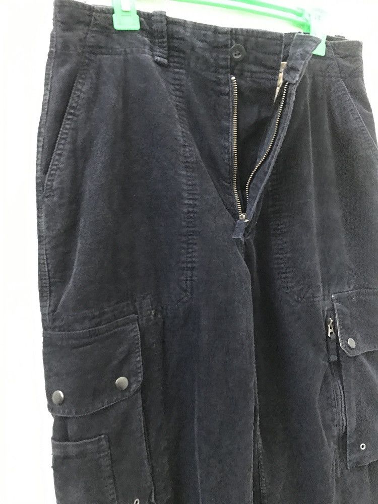 Polo Ralph Lauren Polo Ralph Lauren Corduroy Striped Baggy Multi Pocket Cargo Size US 31 - 6 Thumbnail