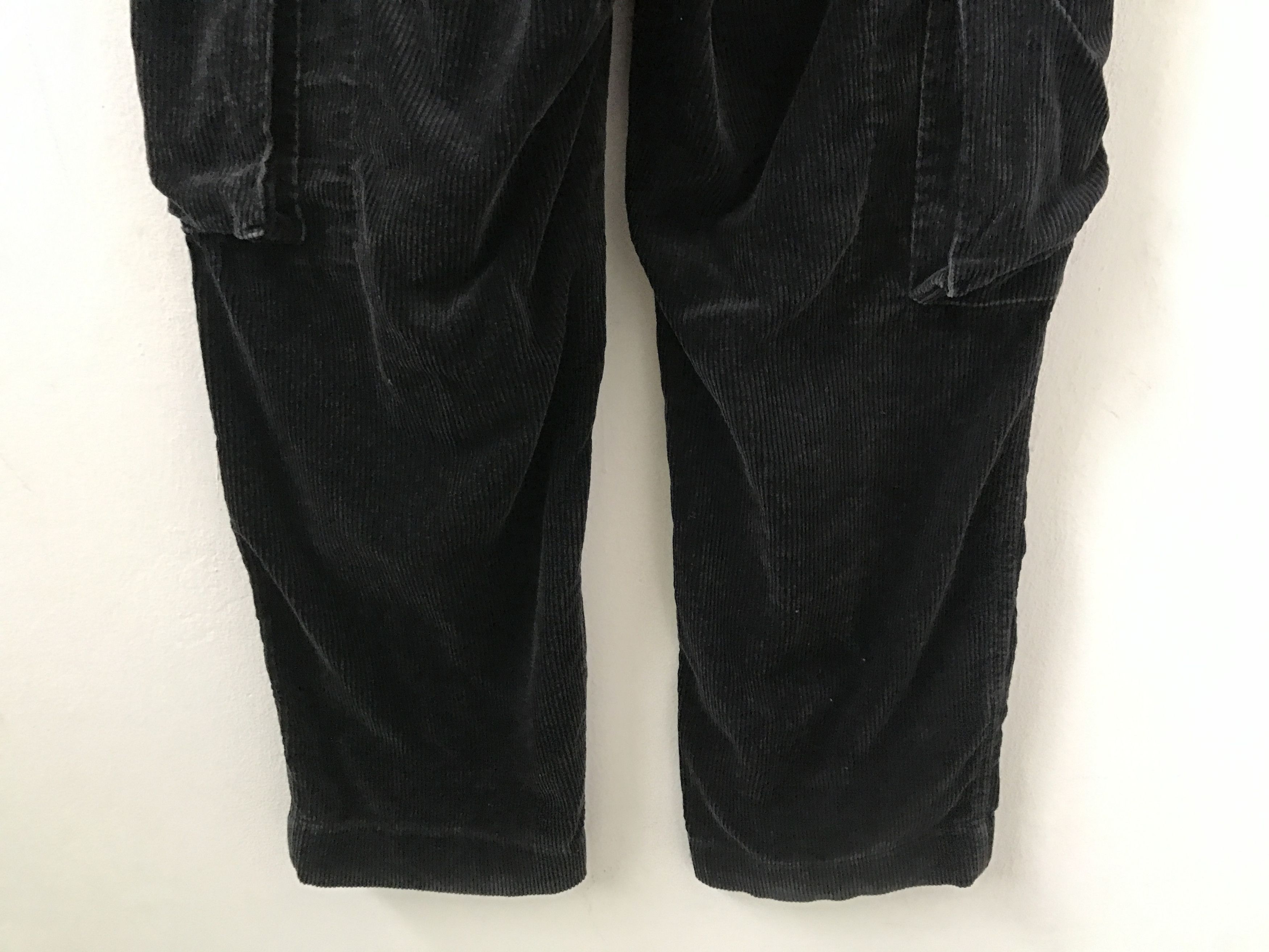 Polo Ralph Lauren PRL Corduroy Striped Baggy Black Multi Pocket Cargo Size US 32 / EU 48 - 13 Thumbnail