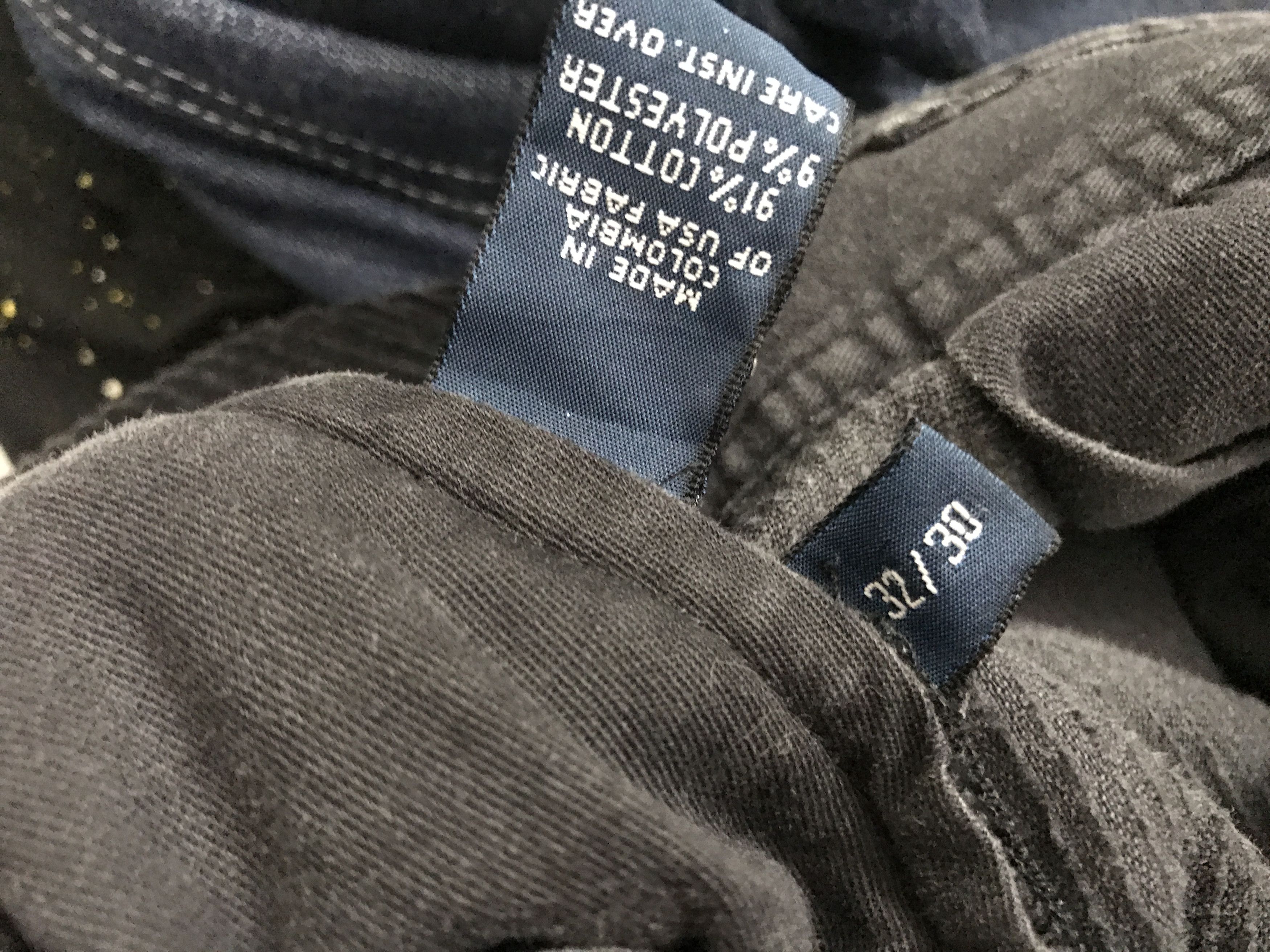 Polo Ralph Lauren PRL Corduroy Striped Baggy Black Multi Pocket Cargo Size US 32 / EU 48 - 19 Thumbnail