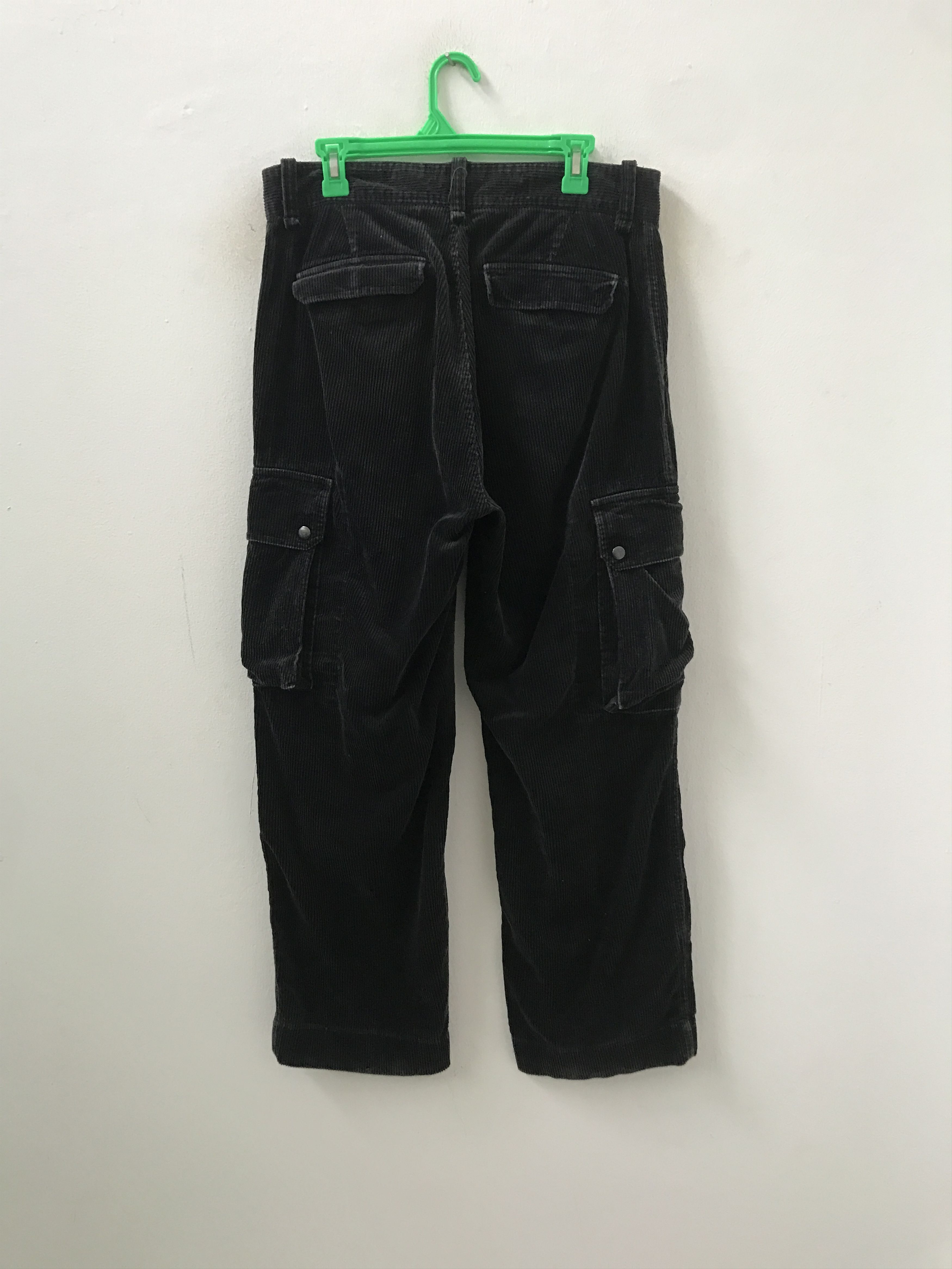 Polo Ralph Lauren PRL Corduroy Striped Baggy Black Multi Pocket Cargo Size US 32 / EU 48 - 10 Thumbnail