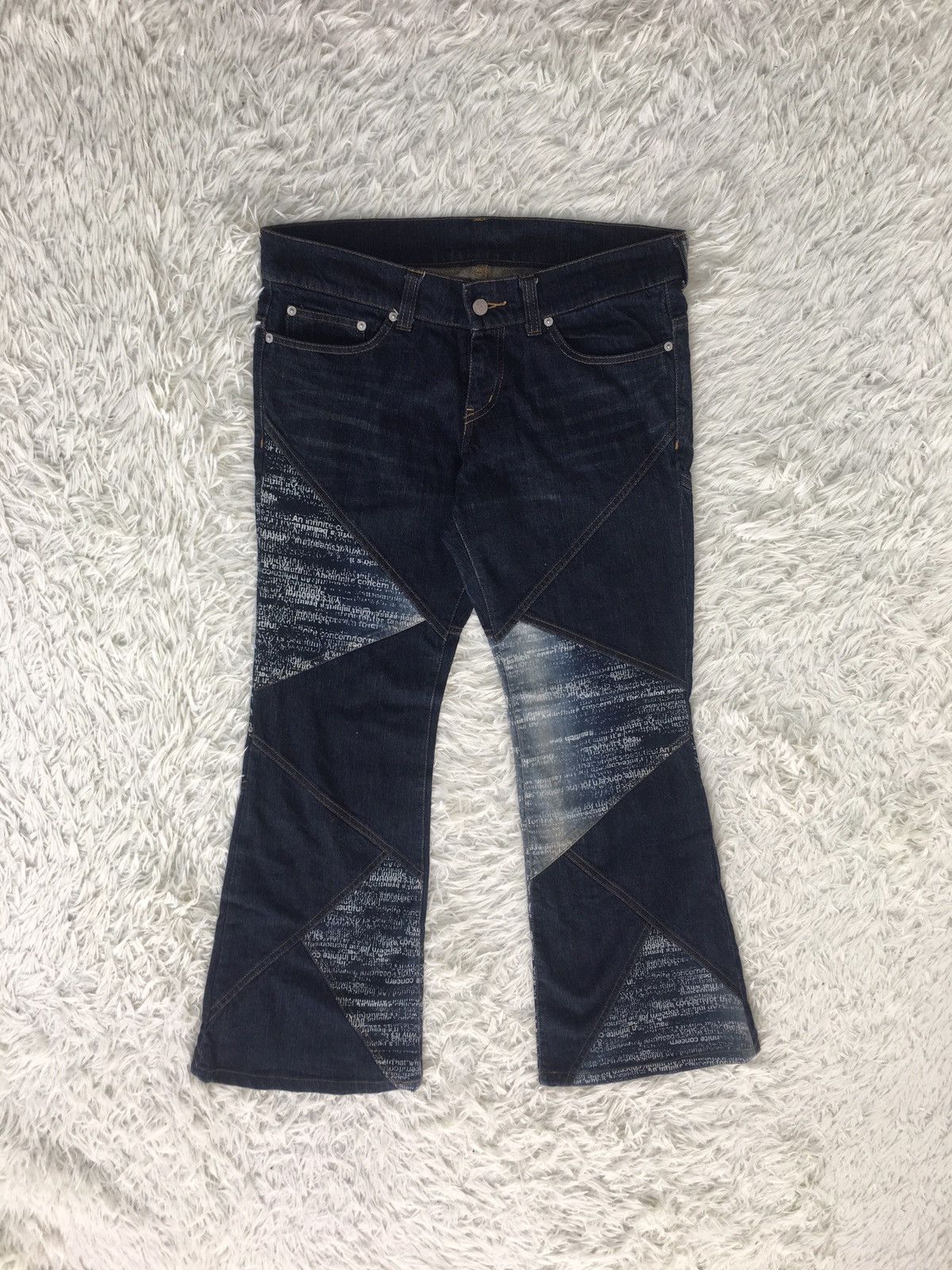 Japanese Brand Japanese Tornado Mart Bell Bottom Jeans Size US 34 / EU 50 - 3 Thumbnail