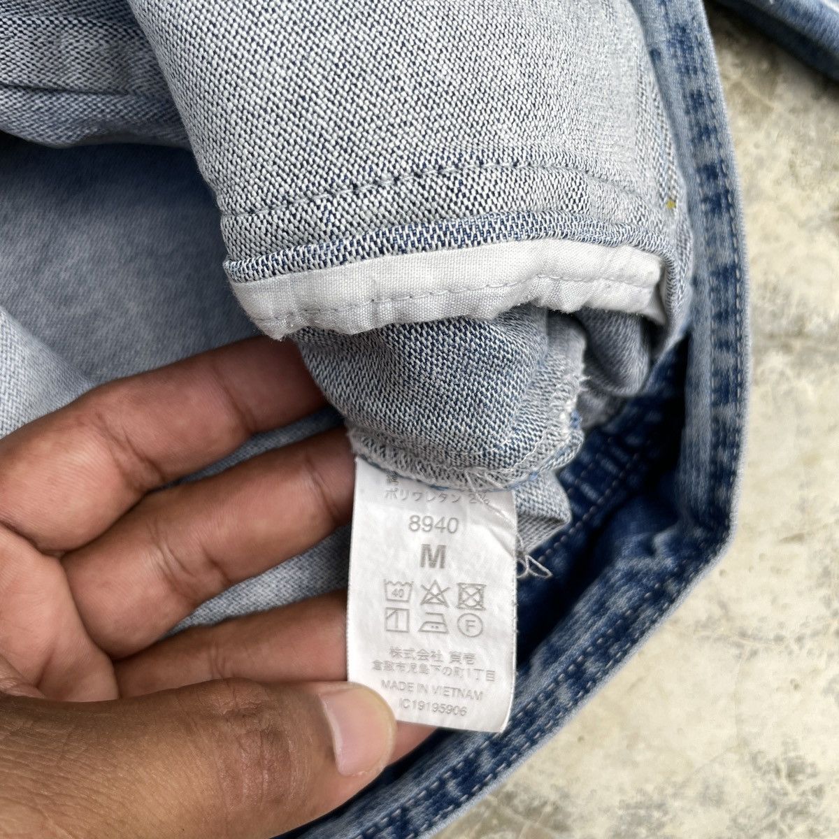 Designer × Japanese Brand Vtg Distressed Tora by Toraichi Tactical Denim Jacket Racer Size M / US 6-8 / IT 42-44 - 10 Thumbnail