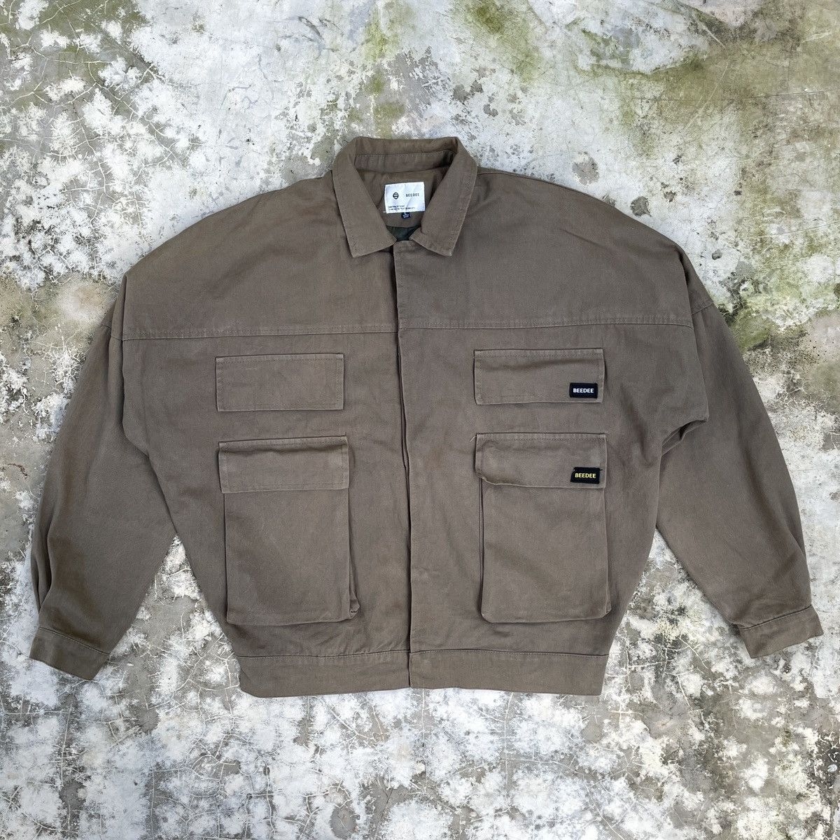Japanese Brand Vintage Faded Bee Dee Rucksack Military Jacket Size US L / EU 52-54 / 3 - 1 Thumbnail
