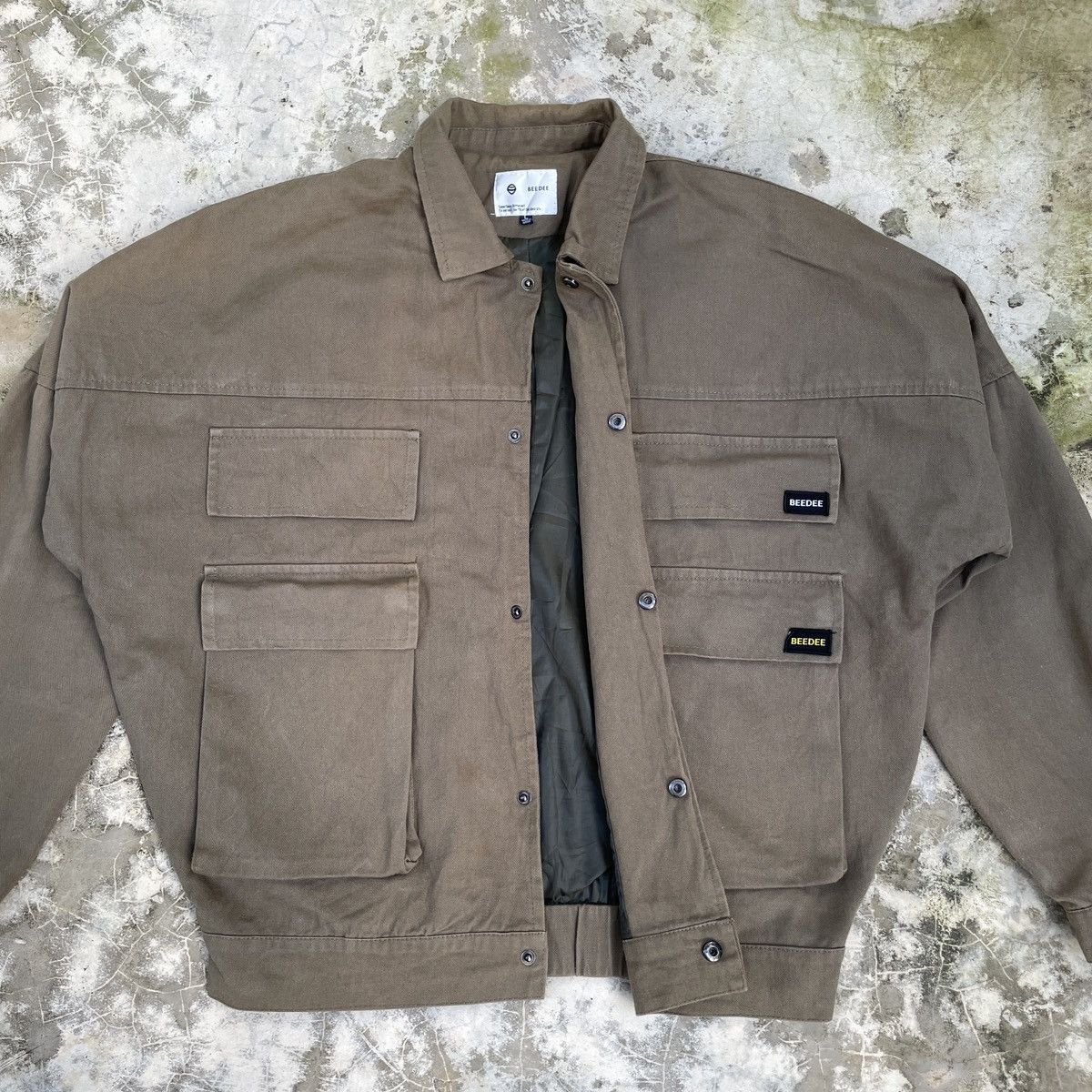 Japanese Brand Vintage Faded Bee Dee Rucksack Military Jacket Size US L / EU 52-54 / 3 - 4 Thumbnail