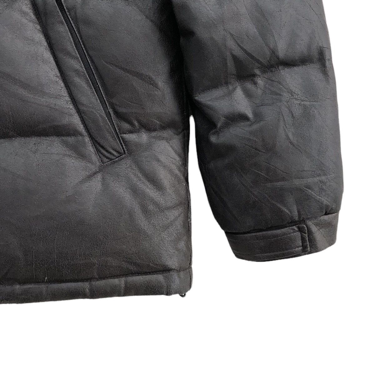 Kansai Yamamoto Kansai Jeans Leather Sintetik Down Feathers Hooded Jacket Size US L / EU 52-54 / 3 - 4 Thumbnail