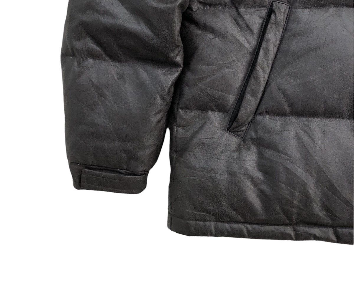 Kansai Yamamoto Kansai Jeans Leather Sintetik Down Feathers Hooded Jacket Size US L / EU 52-54 / 3 - 5 Thumbnail