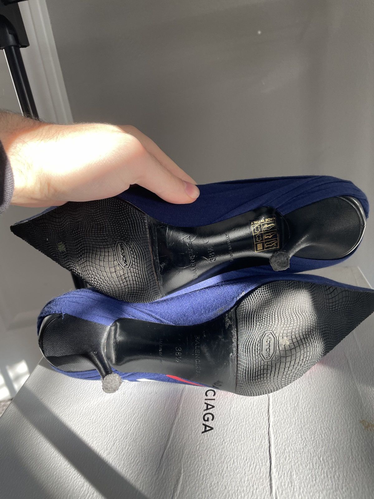 Balenciaga Balenciaga S/S 2018 Political Campaign Heels Size US 8.5 / IT 38.5 - 4 Thumbnail