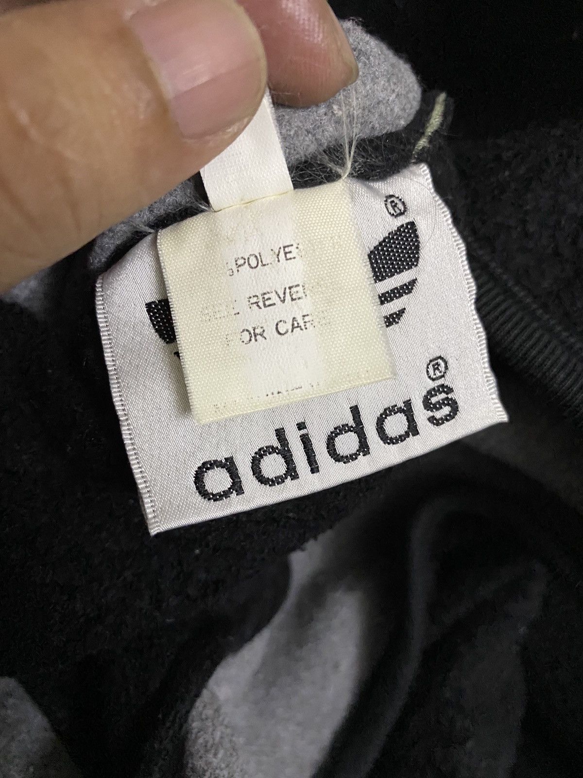 Adidas Reversible Sleeveless Fleece Adidas Big Logo Spell Out Vest Size US L / EU 52-54 / 3 - 8 Thumbnail