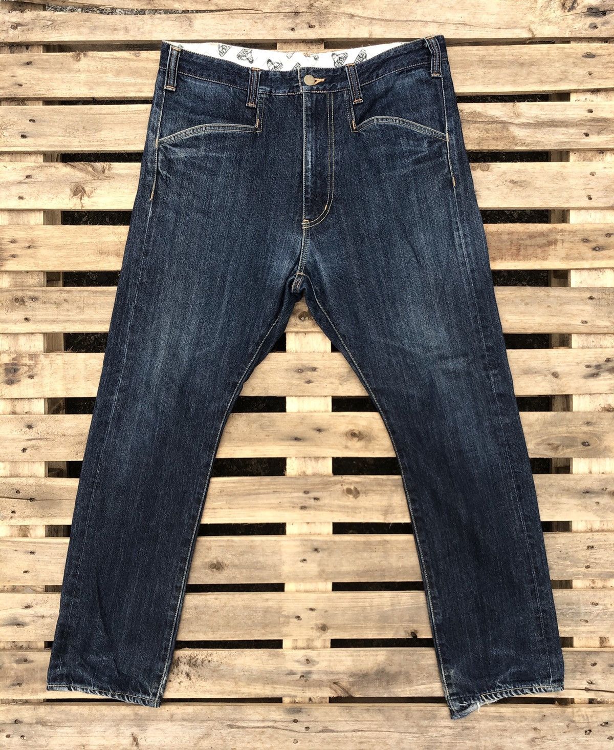 Ben Davis × Japanese Brand × Vintage Vintage Ben Davis jeans made in Japan size 35 Size US 35 - 1 Thumbnail