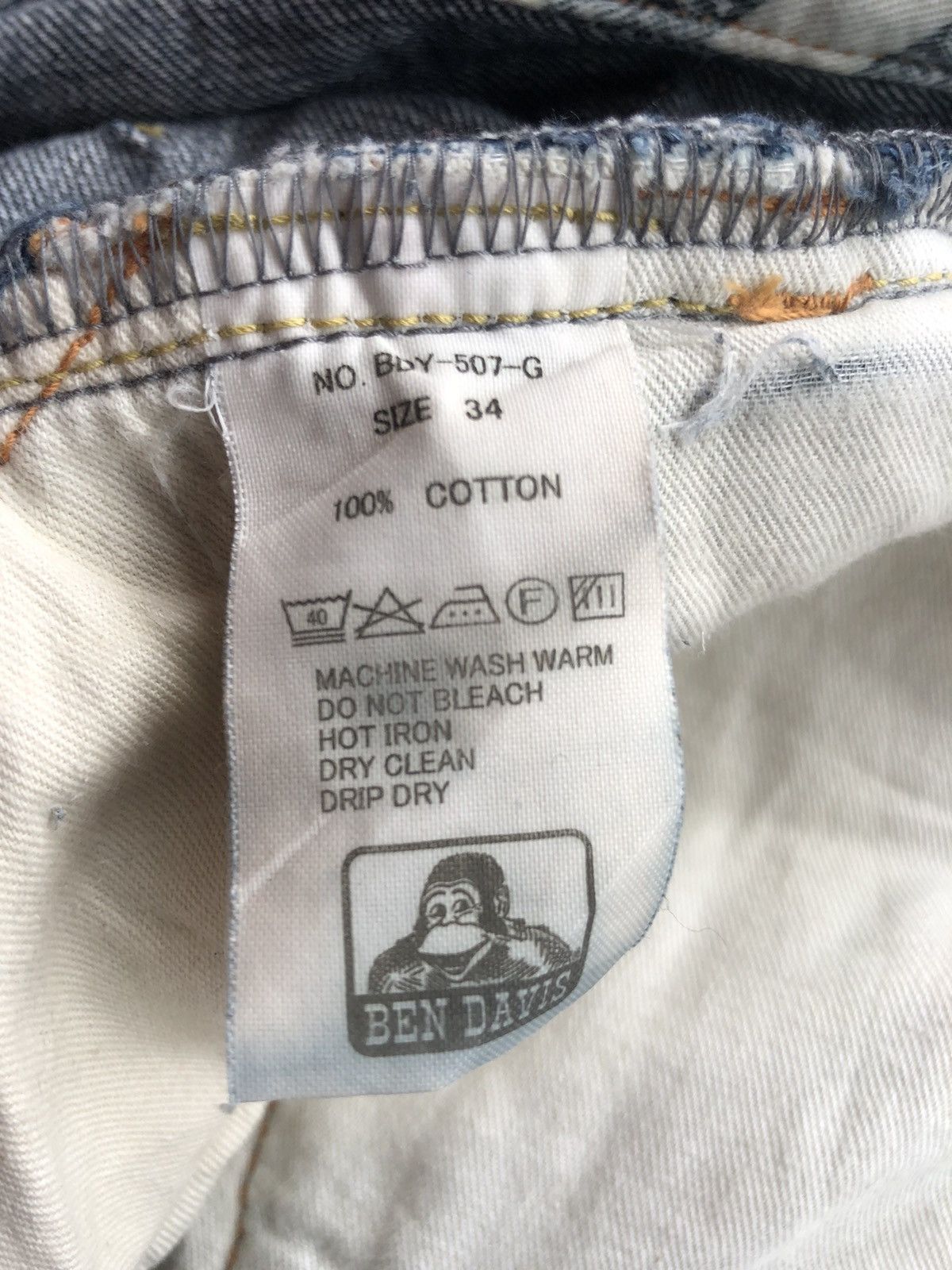 Ben Davis × Japanese Brand × Vintage Vintage Ben Davis jeans made in Japan size 35 Size US 35 - 12 Thumbnail