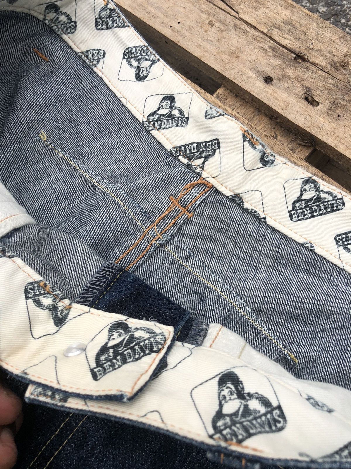 Ben Davis × Japanese Brand × Vintage Vintage Ben Davis jeans made in Japan size 35 Size US 35 - 5 Thumbnail