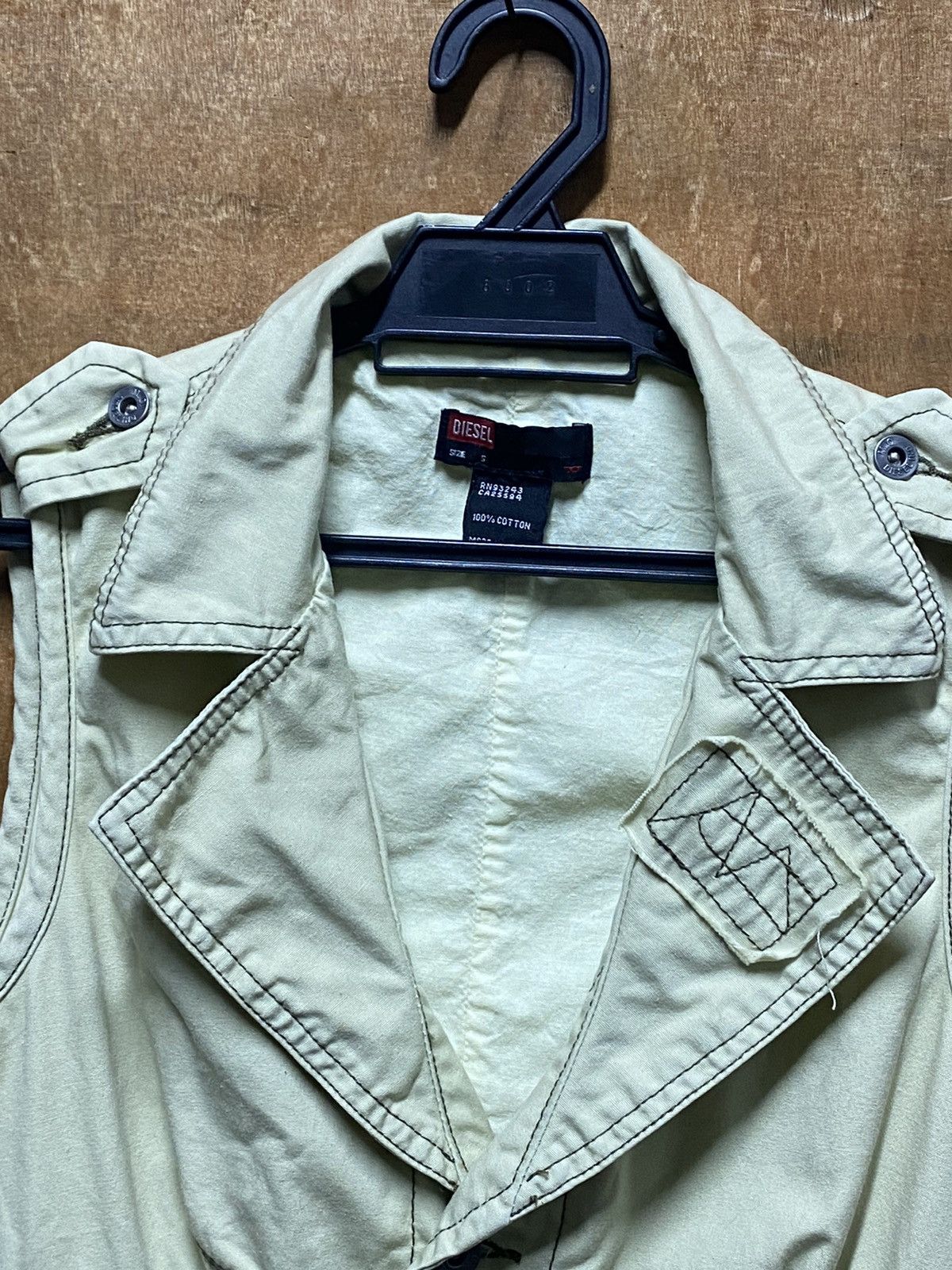 Diesel Diesel Distressed Patches Rugged Outdoor Vest Size US S / EU 44-46 / 1 - 2 Thumbnail