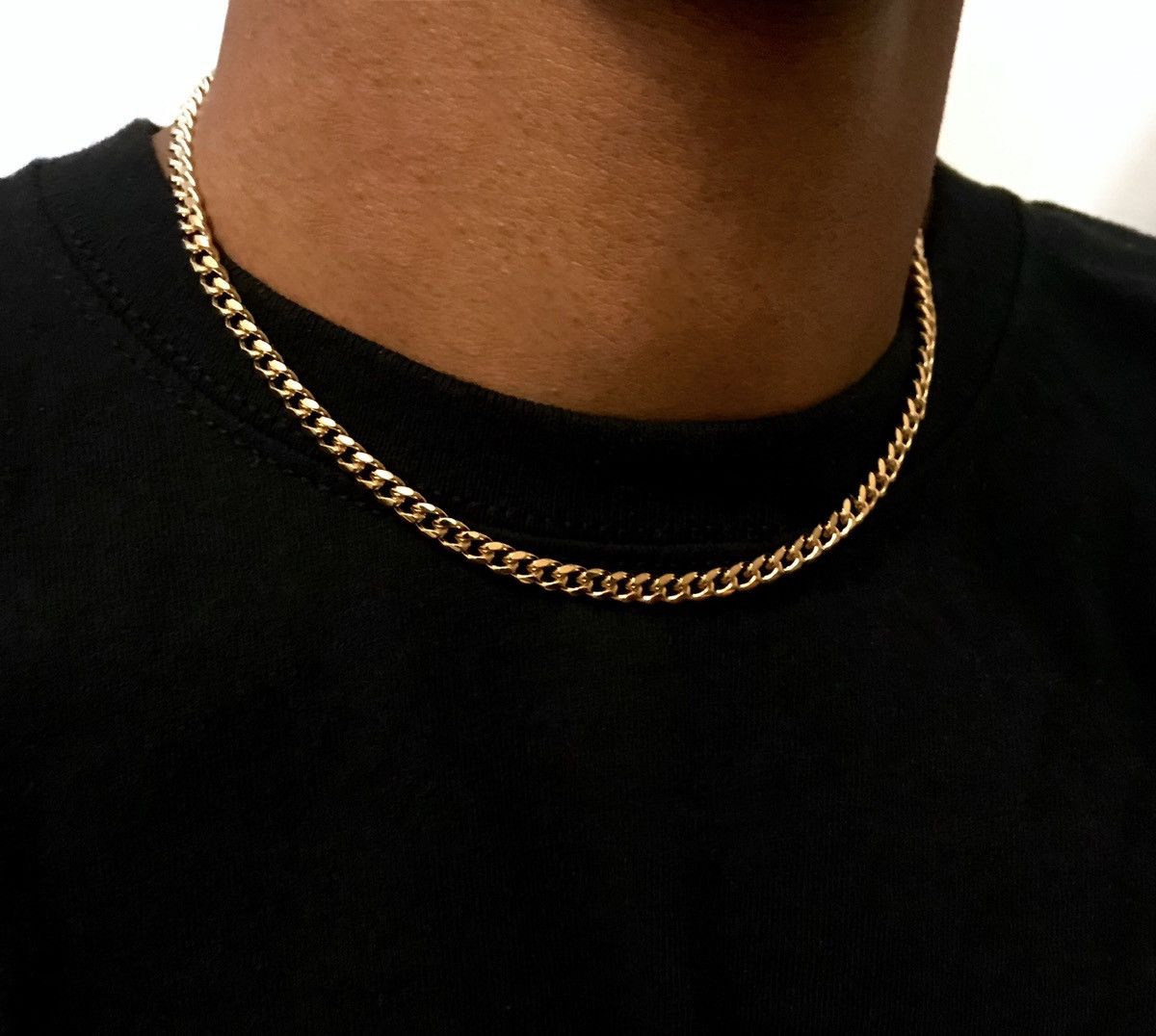 Dior CHRISTIAN DIOR GOLD CUBAN LINK CHAIN VINTAGE NECKLACE Grailed