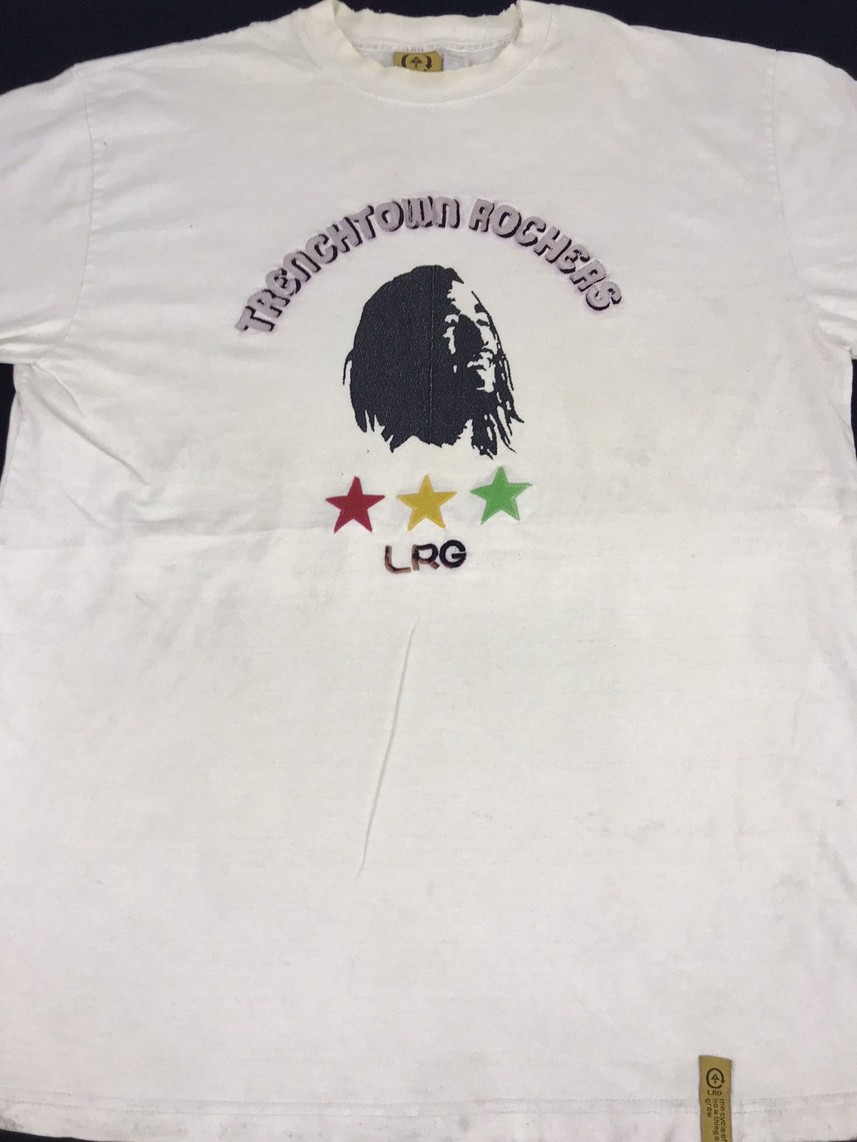 LRG LRG Trenchtown Rocher Head Logo Spell Out Wear Hipster Size US XL / EU 56 / 4 - 3 Thumbnail
