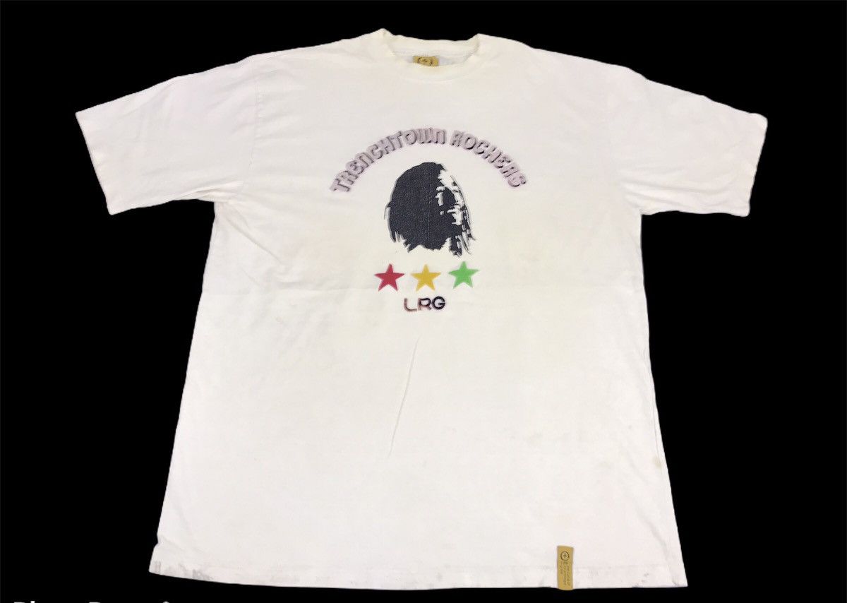 LRG Trenchtown Rocher Head Logo Spell Out Wear Hipster