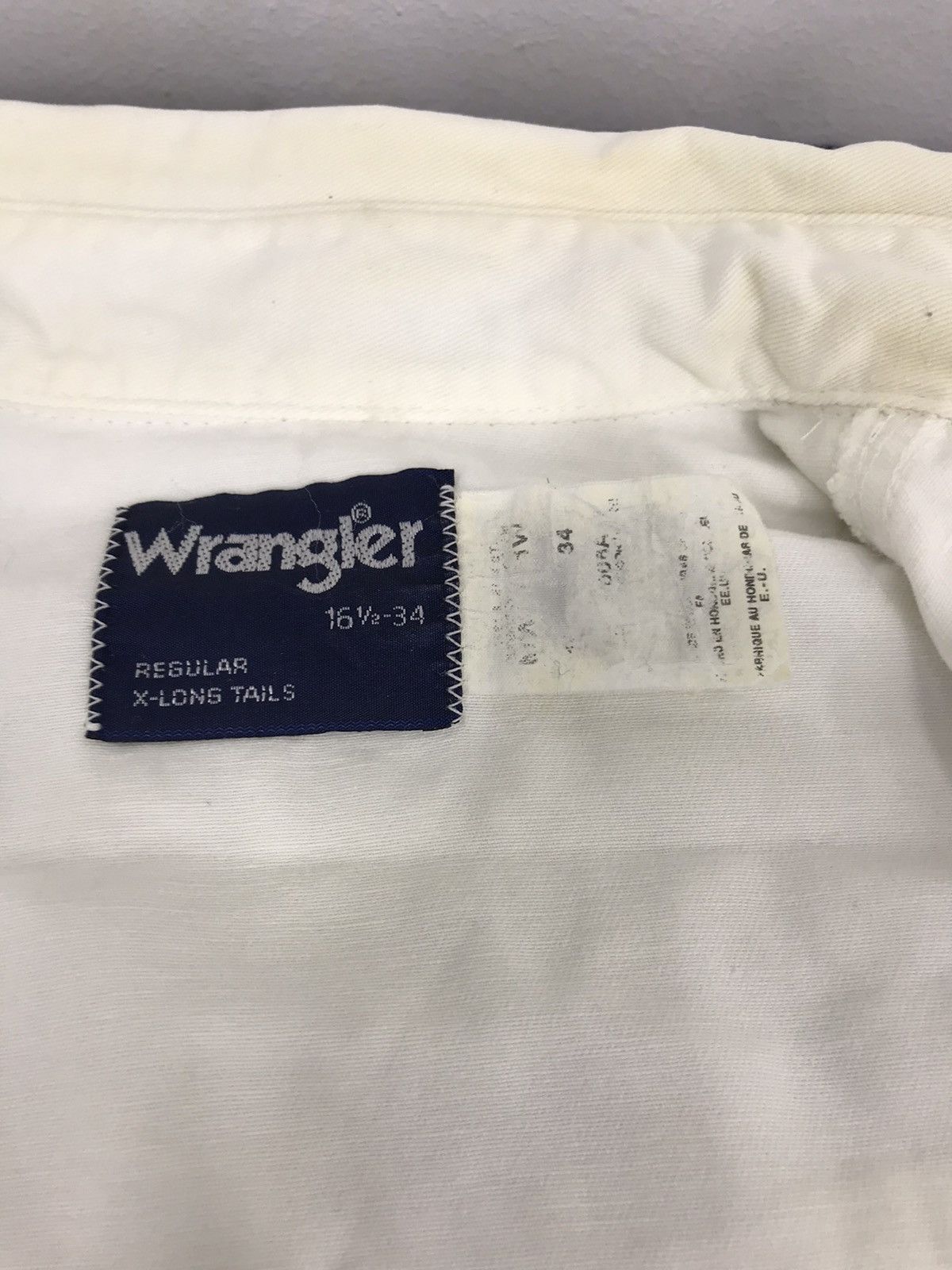 Vintage Vintage Wrangler Western Snap Button Down Shirt Plain Size US XL / EU 56 / 4 - 6 Thumbnail