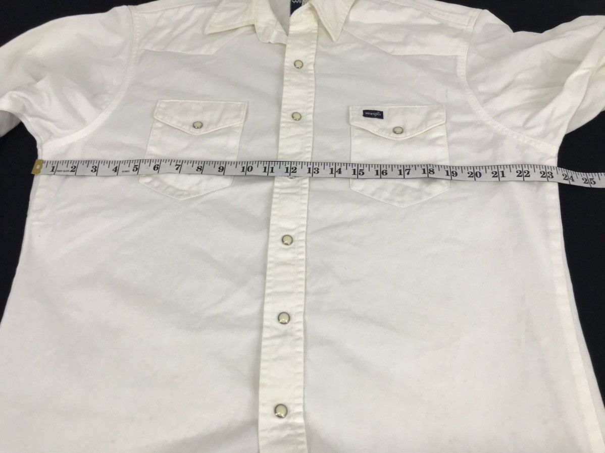 Vintage Vintage Wrangler Western Snap Button Down Shirt Plain Size US XL / EU 56 / 4 - 8 Thumbnail