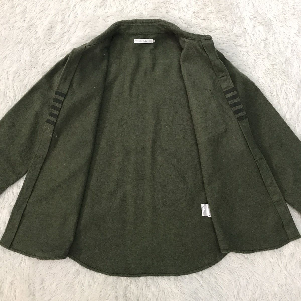 Japanese Brand Sevendays-Sunday Chest Stripes Buttons Up Jacket Size US M / EU 48-50 / 2 - 16 Thumbnail