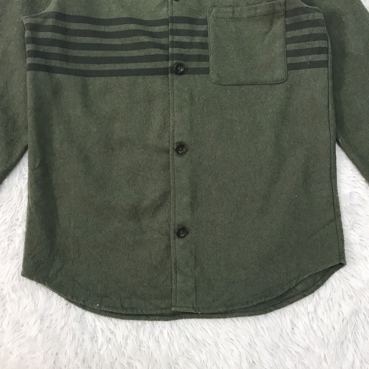 Japanese Brand Sevendays-Sunday Chest Stripes Buttons Up Jacket Size US M / EU 48-50 / 2 - 8 Thumbnail