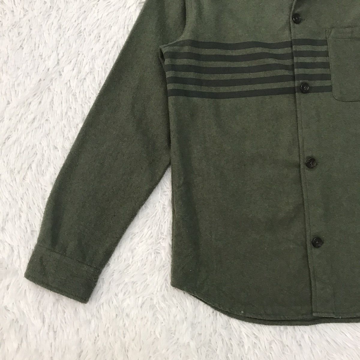 Japanese Brand Sevendays-Sunday Chest Stripes Buttons Up Jacket Size US M / EU 48-50 / 2 - 5 Thumbnail