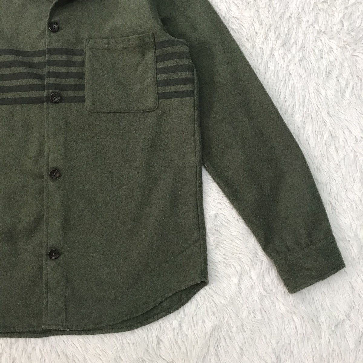 Japanese Brand Sevendays-Sunday Chest Stripes Buttons Up Jacket Size US M / EU 48-50 / 2 - 6 Thumbnail