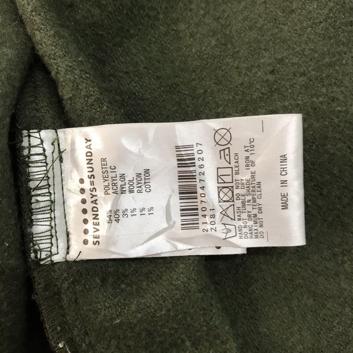 Japanese Brand Sevendays-Sunday Chest Stripes Buttons Up Jacket Size US M / EU 48-50 / 2 - 18 Thumbnail