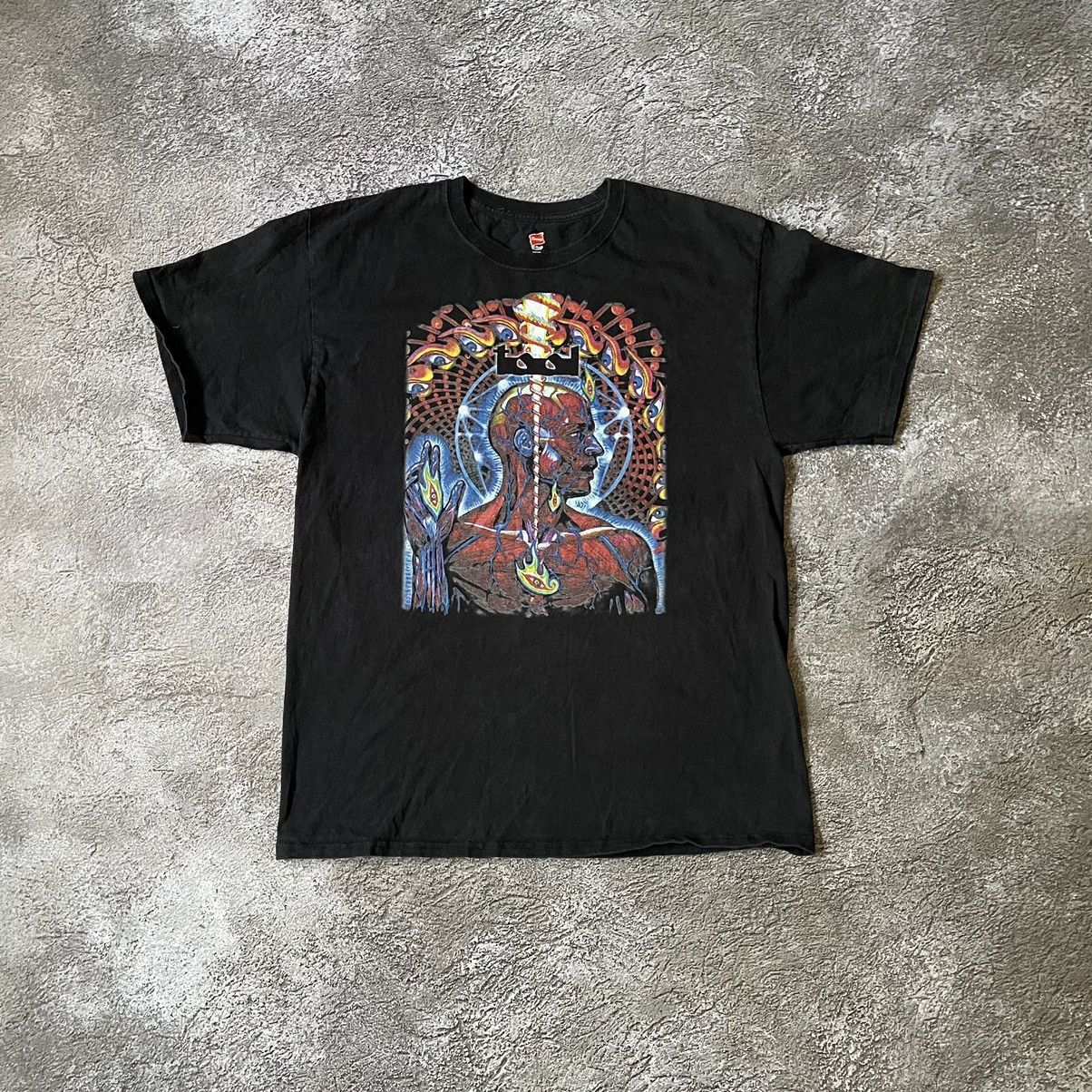Band Tees Vintage Y2K TOOL ABSTRACT CREEPY FACE ANGRY HORROR SKELETON Size US L / EU 52-54 / 3 - 2 Thumbnail