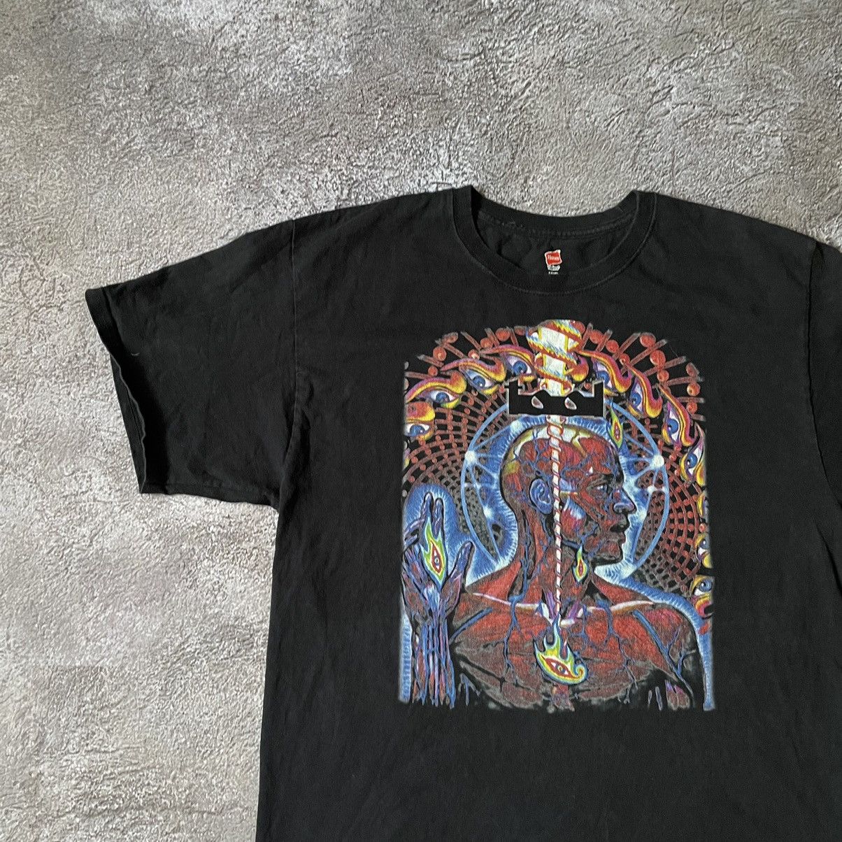 Band Tees Vintage Y2K TOOL ABSTRACT CREEPY FACE ANGRY HORROR SKELETON Size US L / EU 52-54 / 3 - 4 Thumbnail