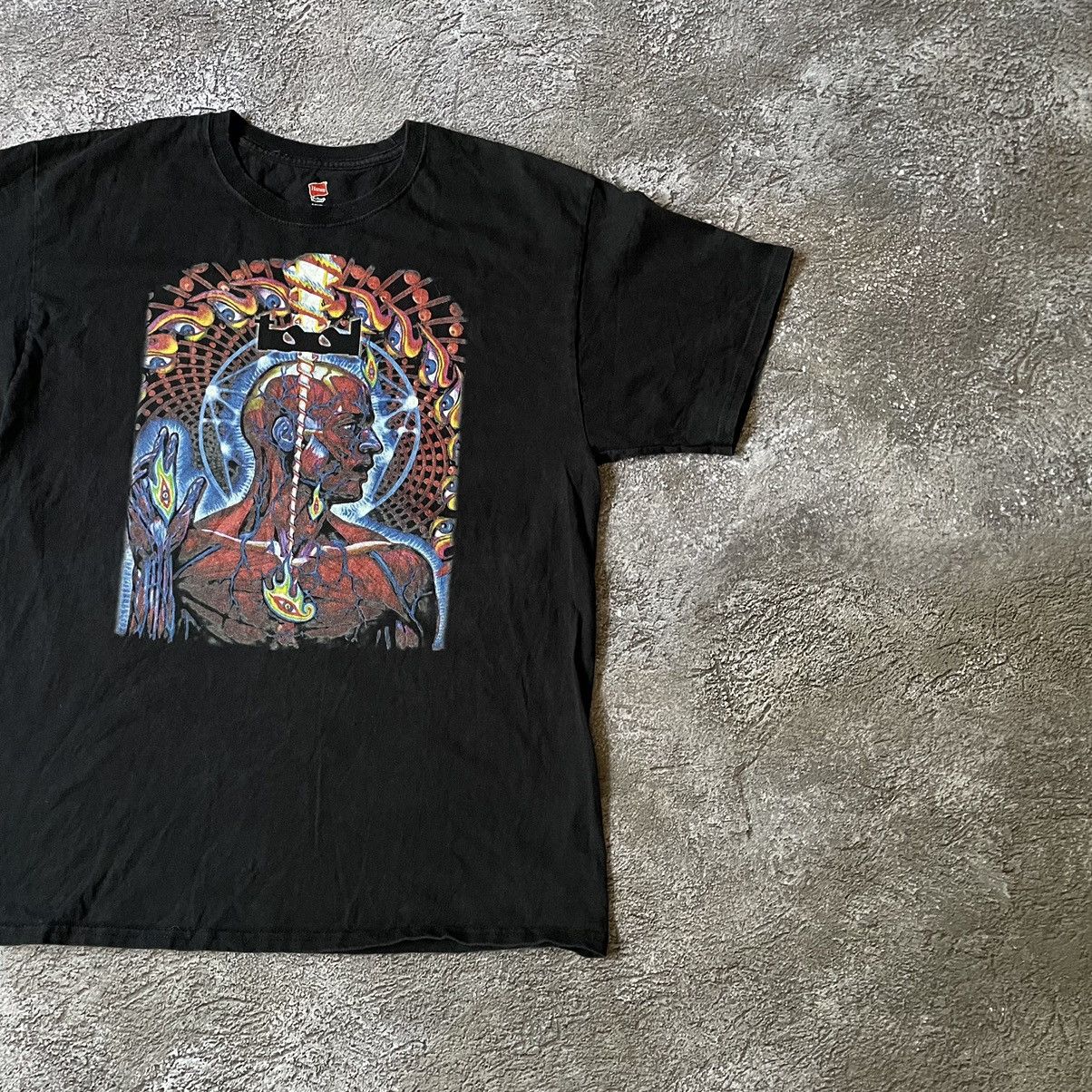 Band Tees Vintage Y2K TOOL ABSTRACT CREEPY FACE ANGRY HORROR SKELETON Size US L / EU 52-54 / 3 - 3 Thumbnail