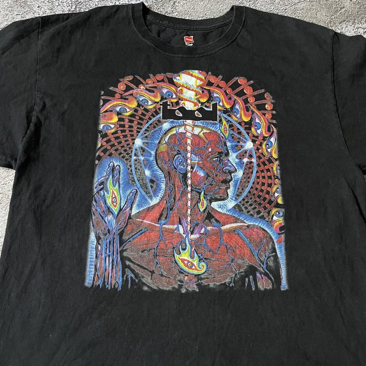 Band Tees Vintage Y2K TOOL ABSTRACT CREEPY FACE ANGRY HORROR SKELETON Size US L / EU 52-54 / 3 - 5 Thumbnail