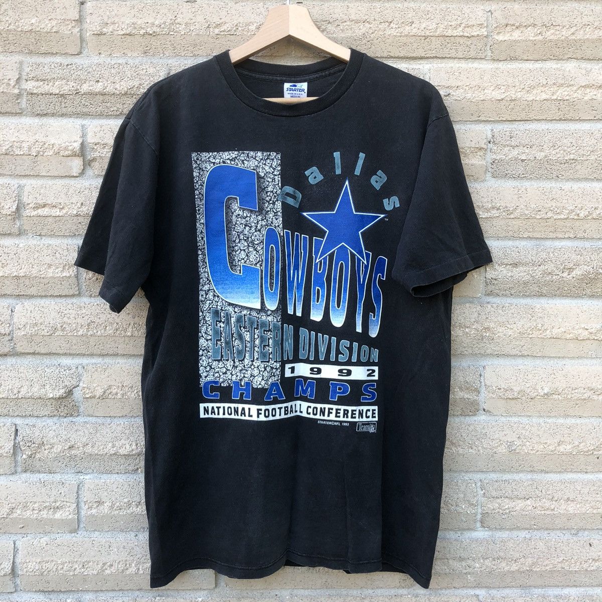 Starter Vintage 90s starter Dallas cowboys championship t shirt M Size US M / EU 48-50 / 2 - 1 Thumbnail
